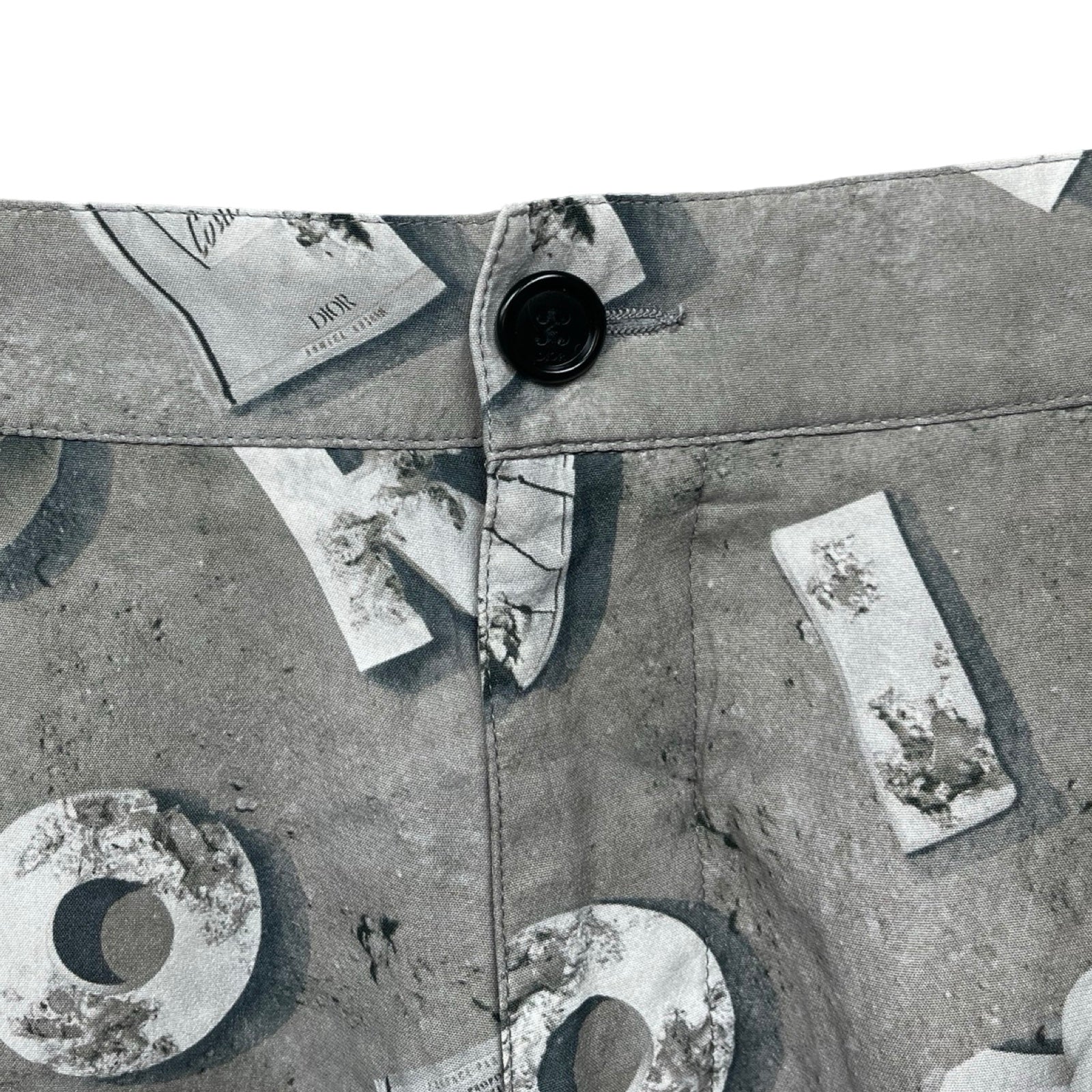 DIOR × Daniel Arsham 2020SS Technical Canvas Shirts Shorts 933C120A4846 Size 50