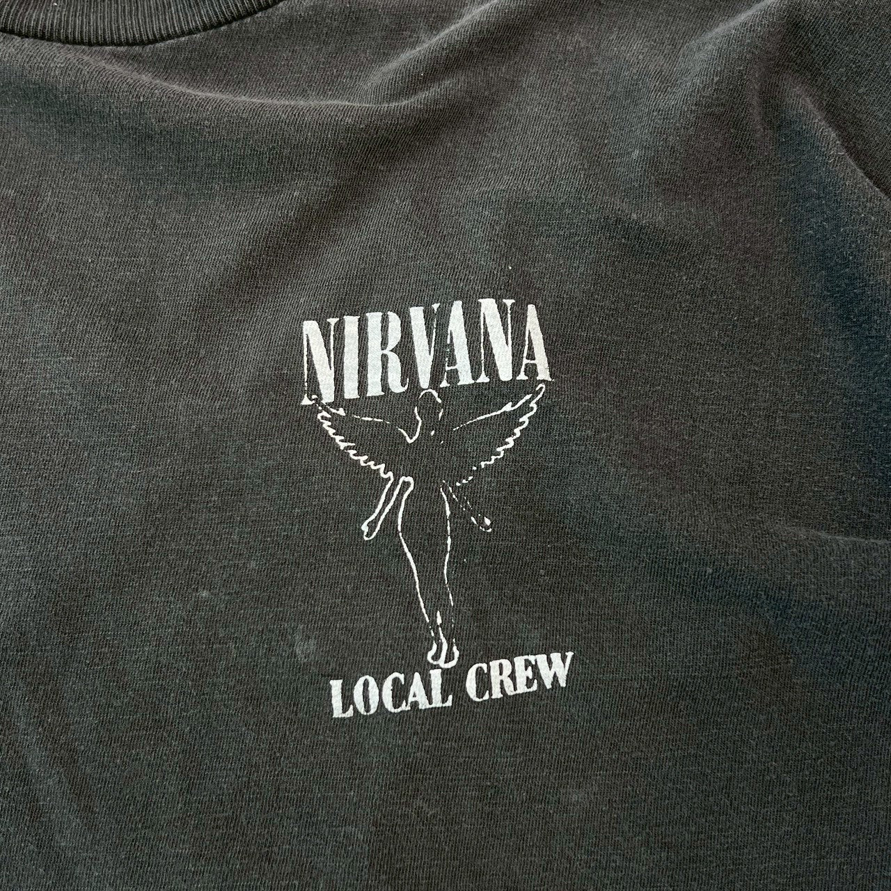 Vintage 90's NILVANA "LOCAL CREW" S/S Tee 90's ニルバーナ "ローカルクルー" Tシャツ