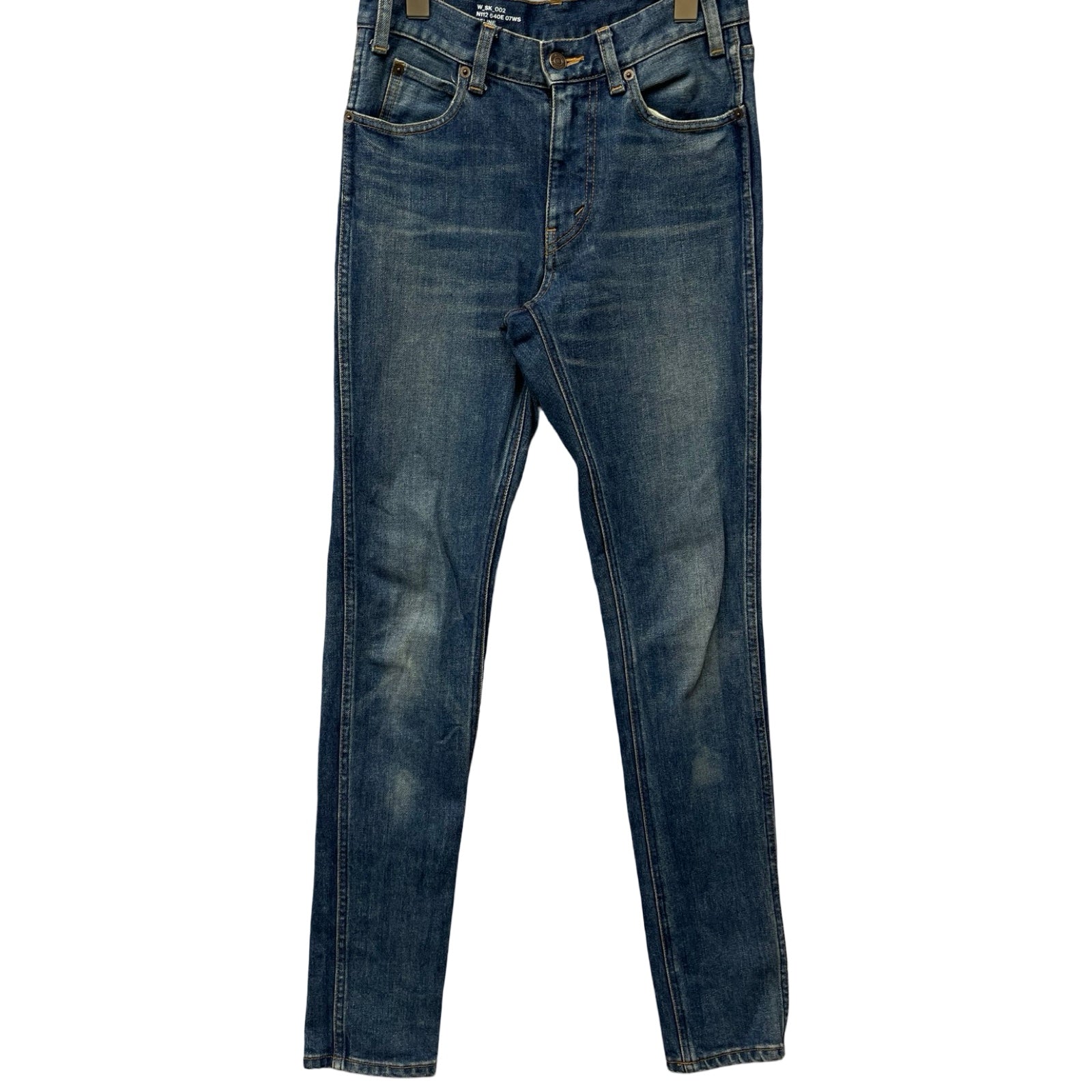 CELINE Washed Skinny Denim Jeans N112 640E 07WS Size 25