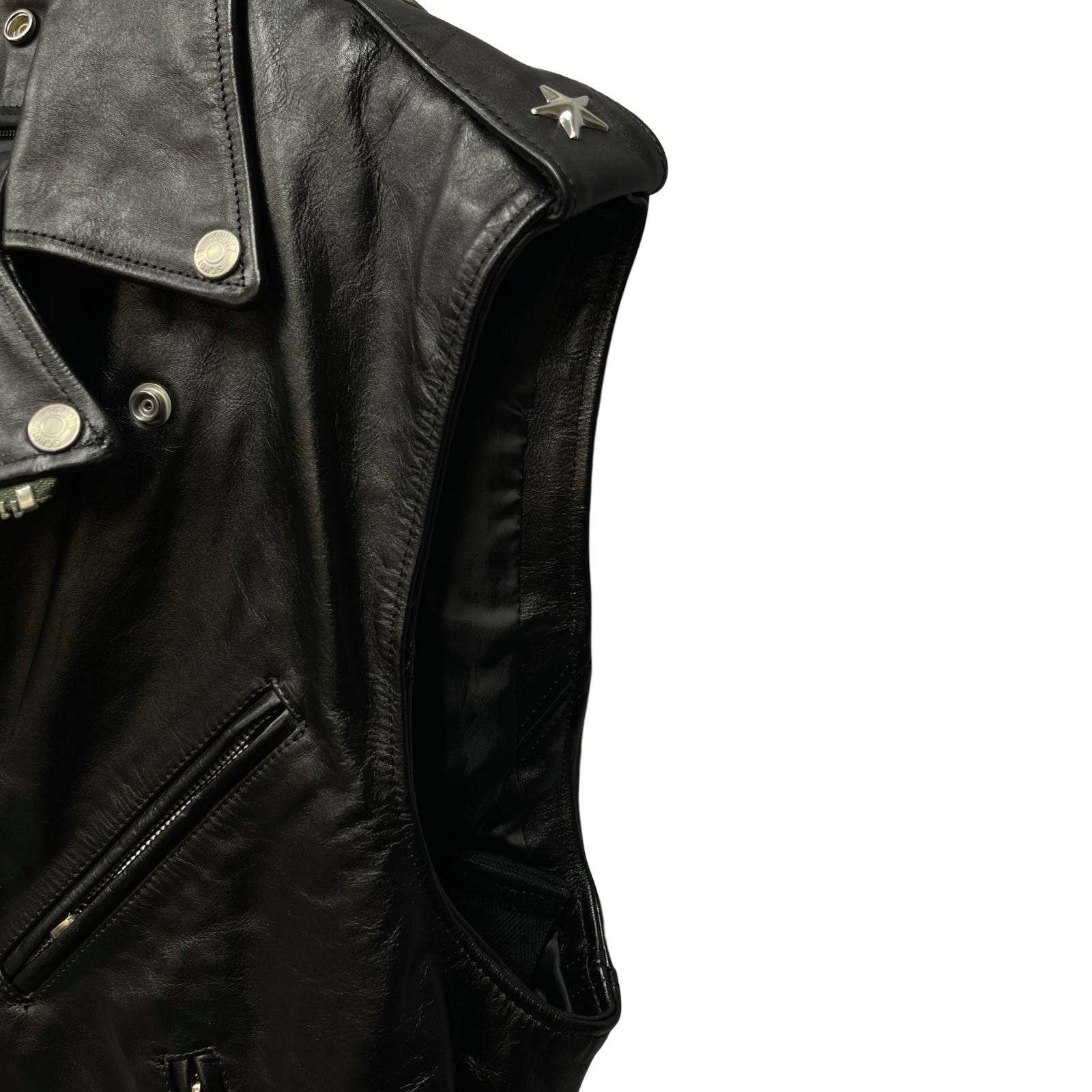 sacai××Schott 2022AW Leather Blouson 22-02875M Size 2