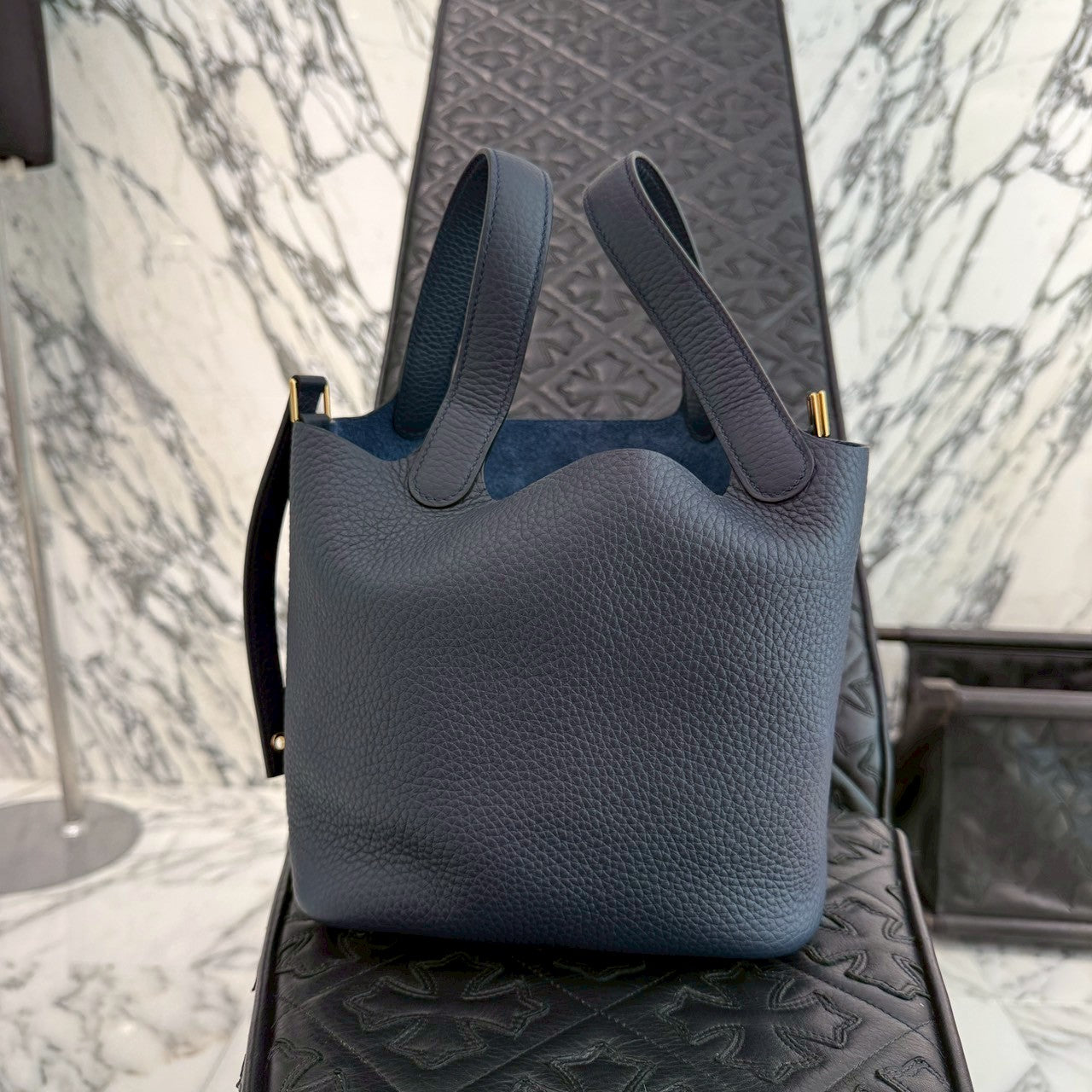 HERMES Picotin Lock PM "BLUE NUIT" K刻印 エルメス ピコタン ロック PM "ブルーニュイ" K刻印