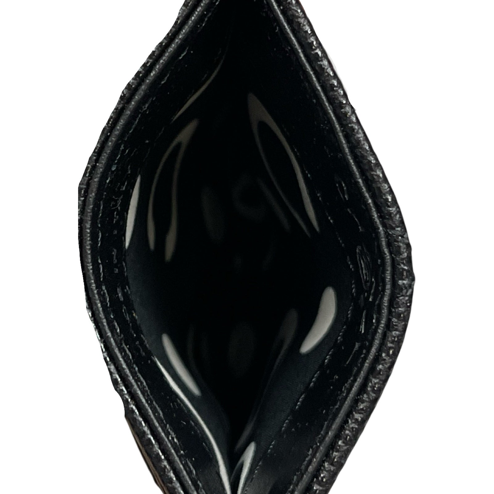 CHANEL Classic Coco Mark Caviar Skin Card Holder AP3404 B12928 NO206