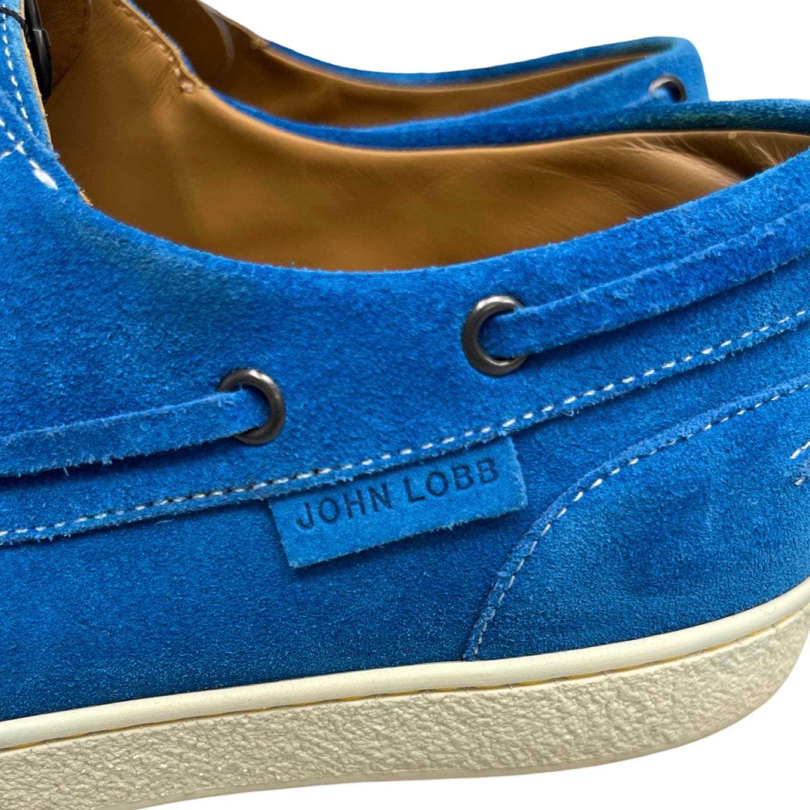 JOHN LOBB Deck Suede Shoes 0315 Size 8 1/2