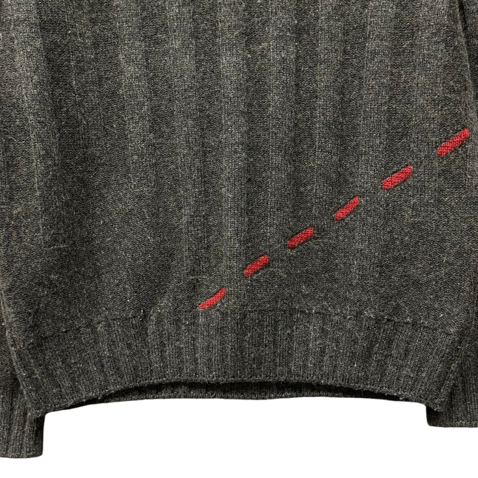 HERMES Half-Zip Cashmere Sweater Size XL