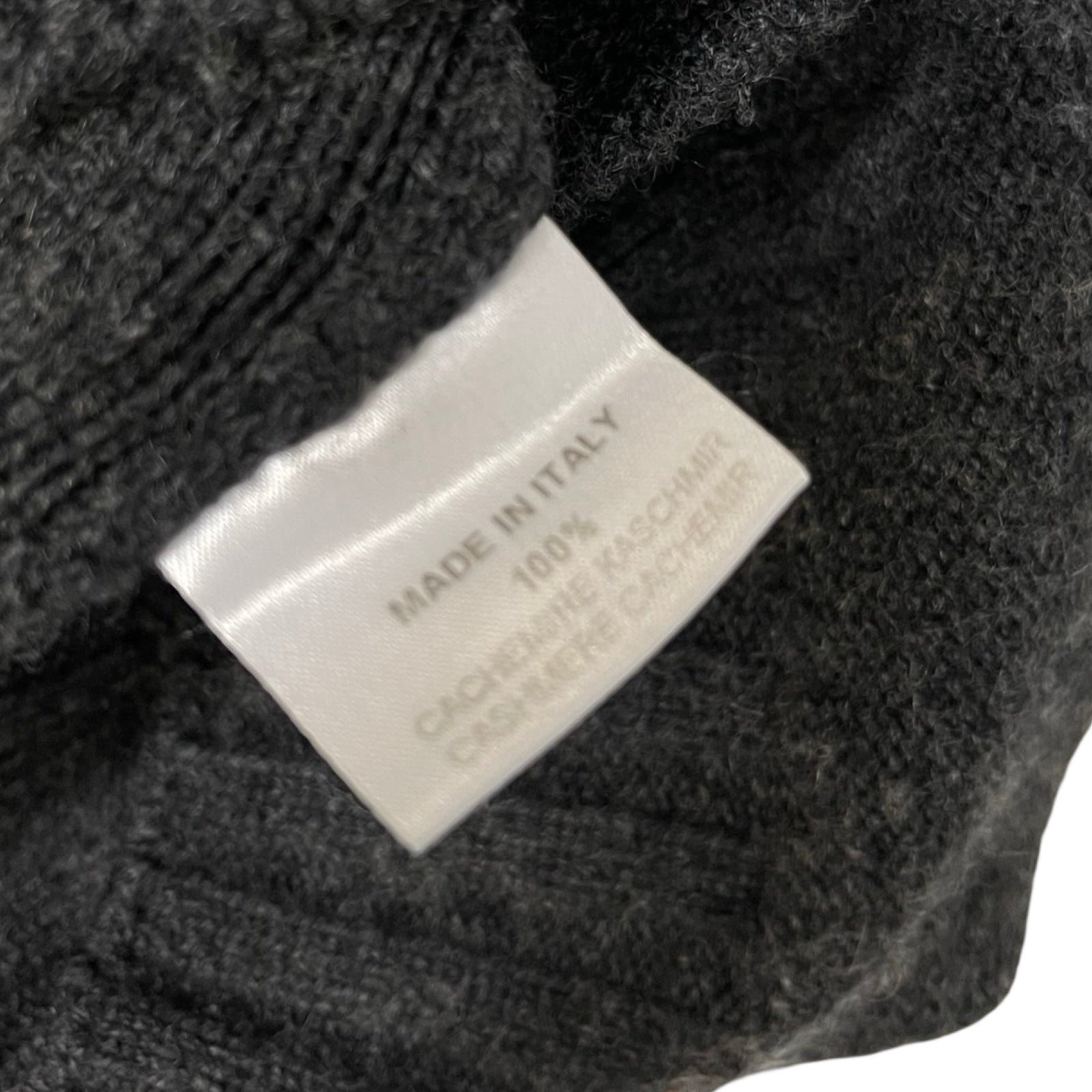 HERMES Half-Zip Cashmere Sweater Size XL