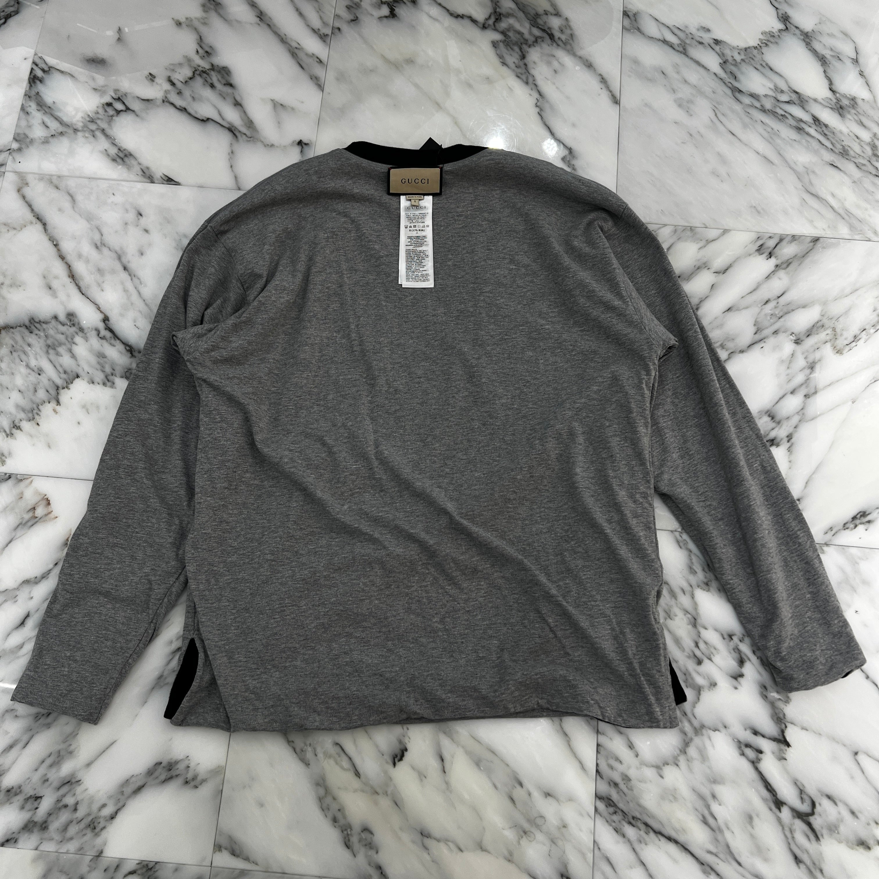 GUCCI 2025SS Reversible Cotton Jersey Tee 785221 XJGII Size S グッチ リバーシブル コットン ジャージー Tシャツ サイズS