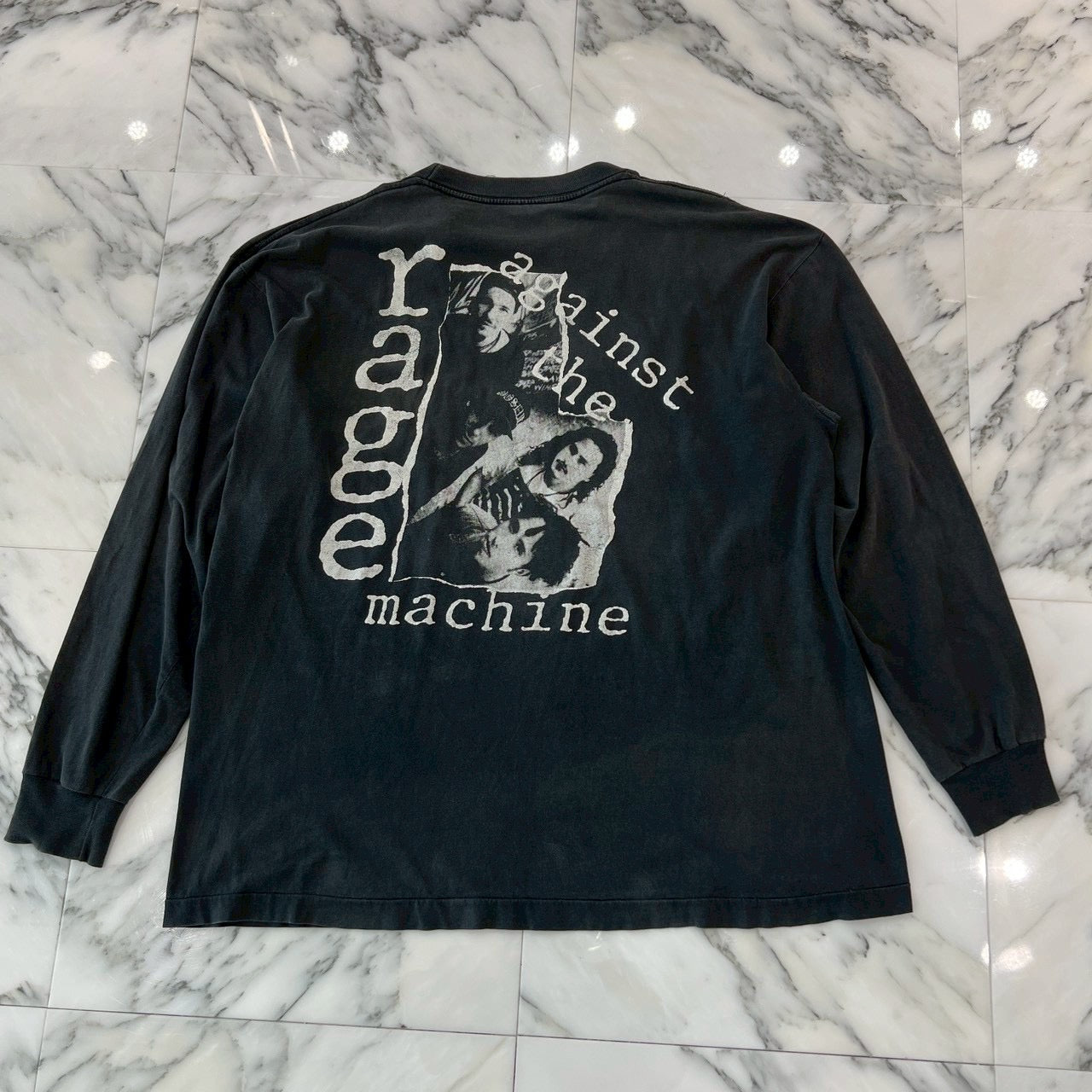 Vintage 90's Rage Against The Machine Band Photo L/S Tee 90's