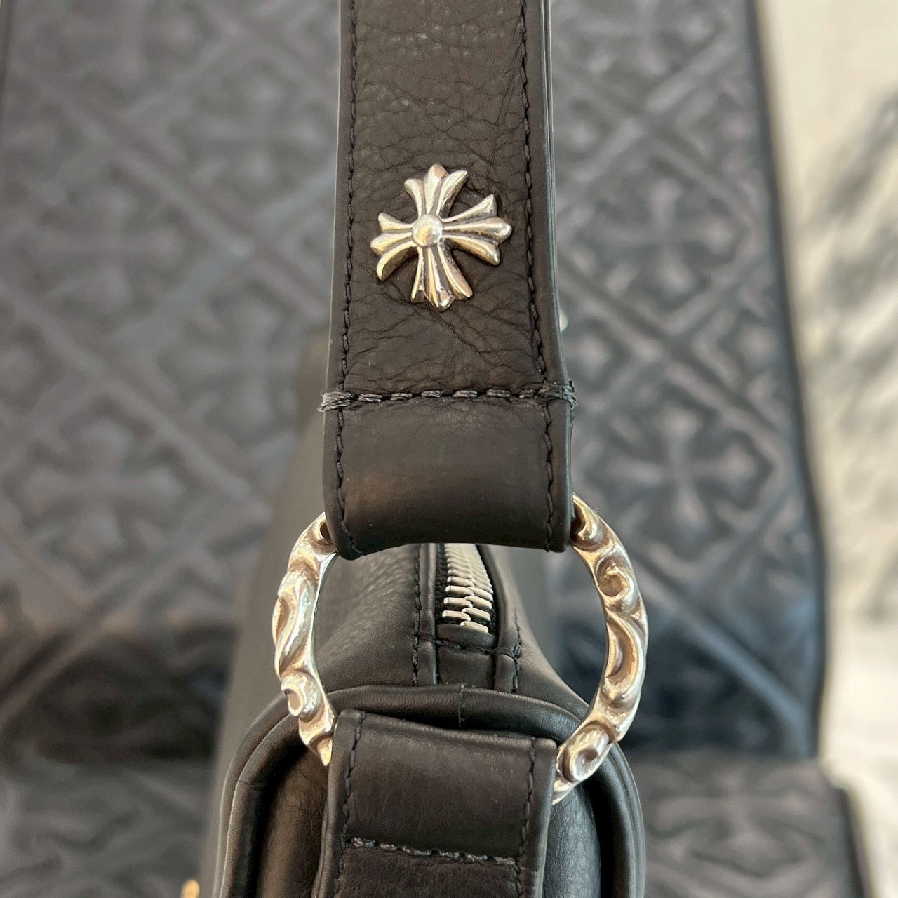 CHROME HEARTS CHICKEN NUGGET Small Leather Shoulder Bag クロムハーツ チキンナゲット スモールレザー ショルダーバッグ