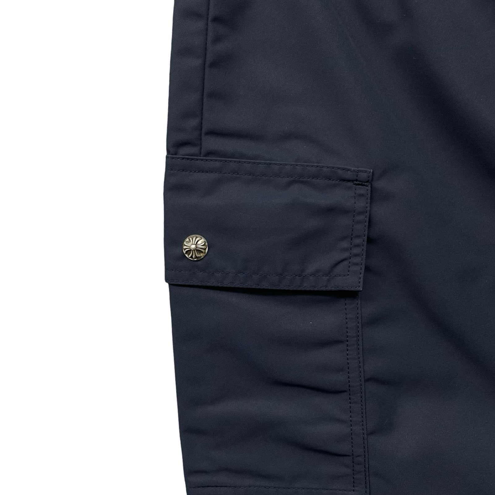 CHROME HEARTS Y NOT Yellow Cross Patch Nylon Skirt Size 27