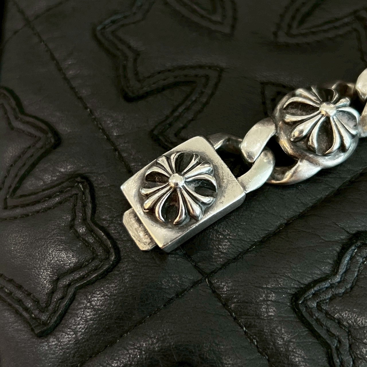 CHROME HEARTS Cross Link Bracelet 6 LINK クロムハーツ クロスリンク