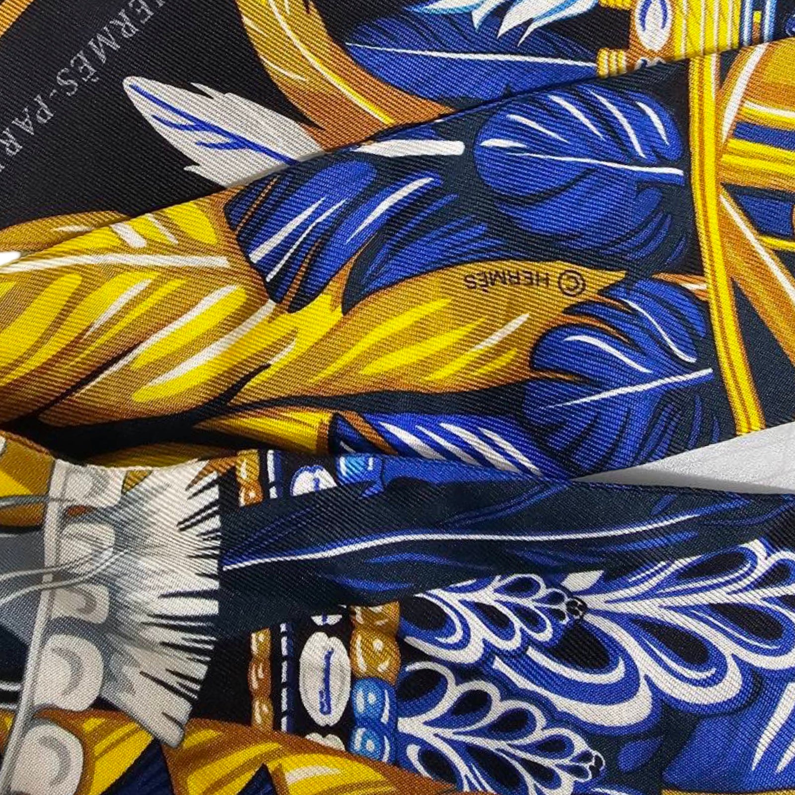 HERMES Silk Twillie Dance Pacific