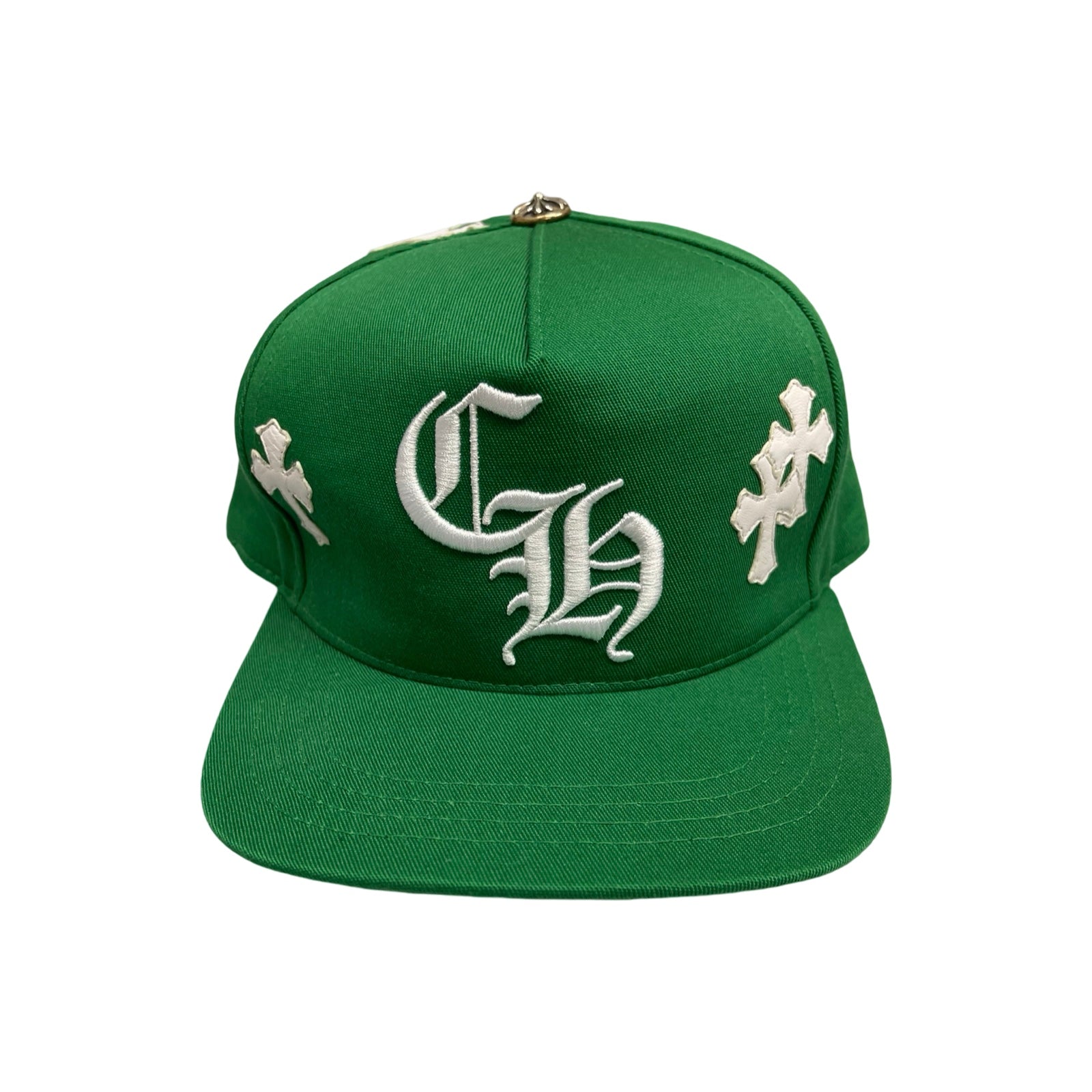 CHROME HEARTS Cemetery Cross Patch Trucker Cap ONE SIZE（53-60）