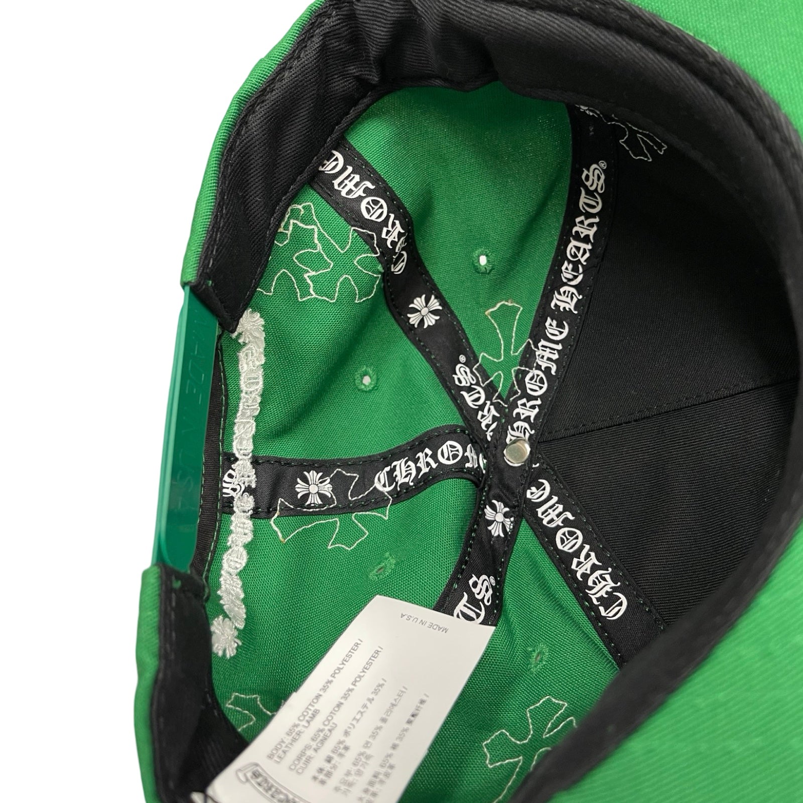 CHROME HEARTS Cemetery Cross Patch Trucker Cap ONE SIZE（53-60）