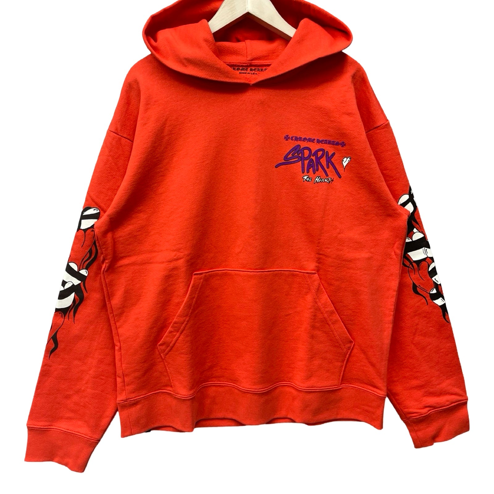 CHROME HEARTS×MATTY BOY 2023SS Sadistic Lipstick Pullover Hoodie Size S