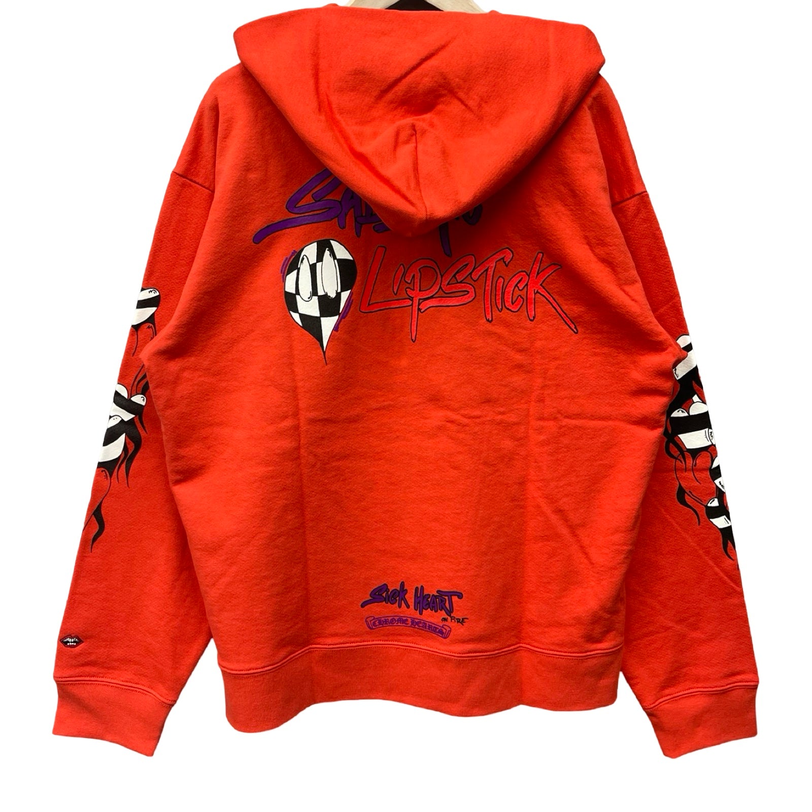 CHROME HEARTS×MATTY BOY 2023SS Sadistic Lipstick Pullover Hoodie Size S