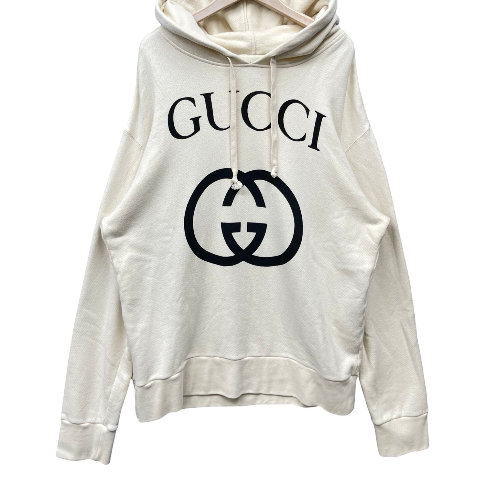 GUCCI Interlocking G Hooded Sweatshirt 475374 X3Q25 Size XL