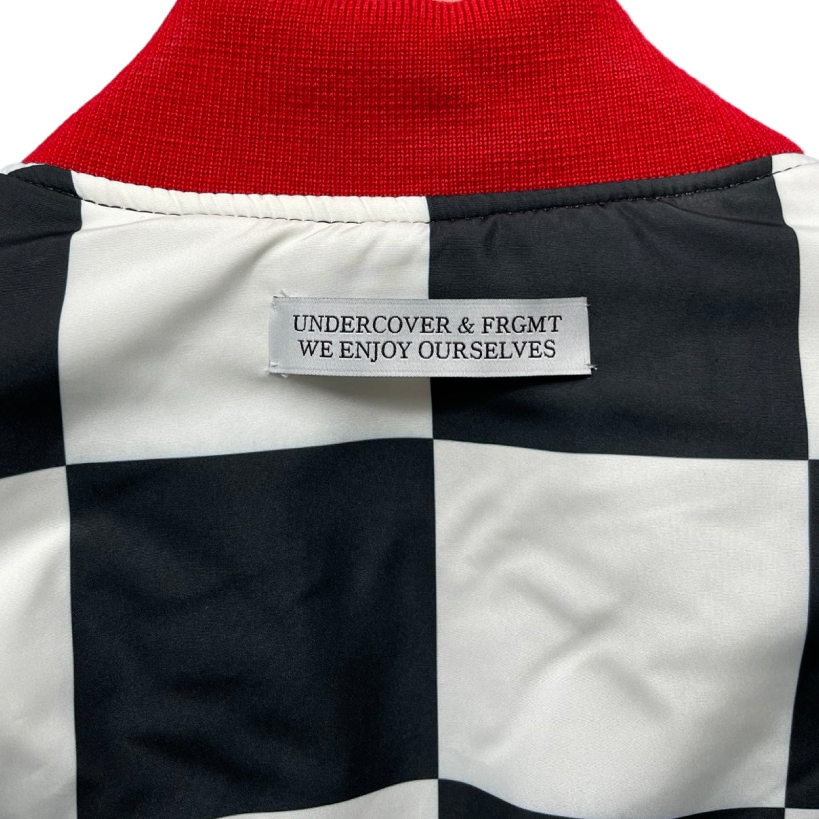 UNDERCOVER × Fragment Design 2023AW Checker Reversible Ma-1 Jacket UC2C9209-2 Size 5
