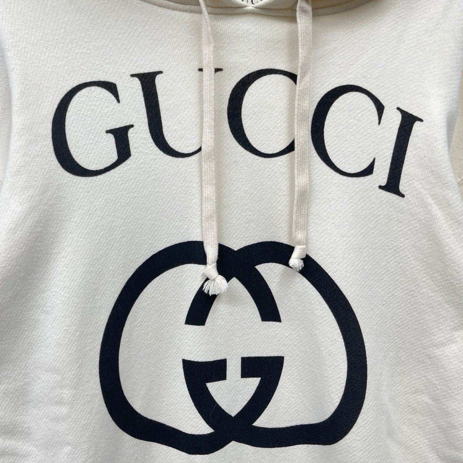 GUCCI Interlocking G Hooded Sweatshirt 475374 X3Q25 Size XL