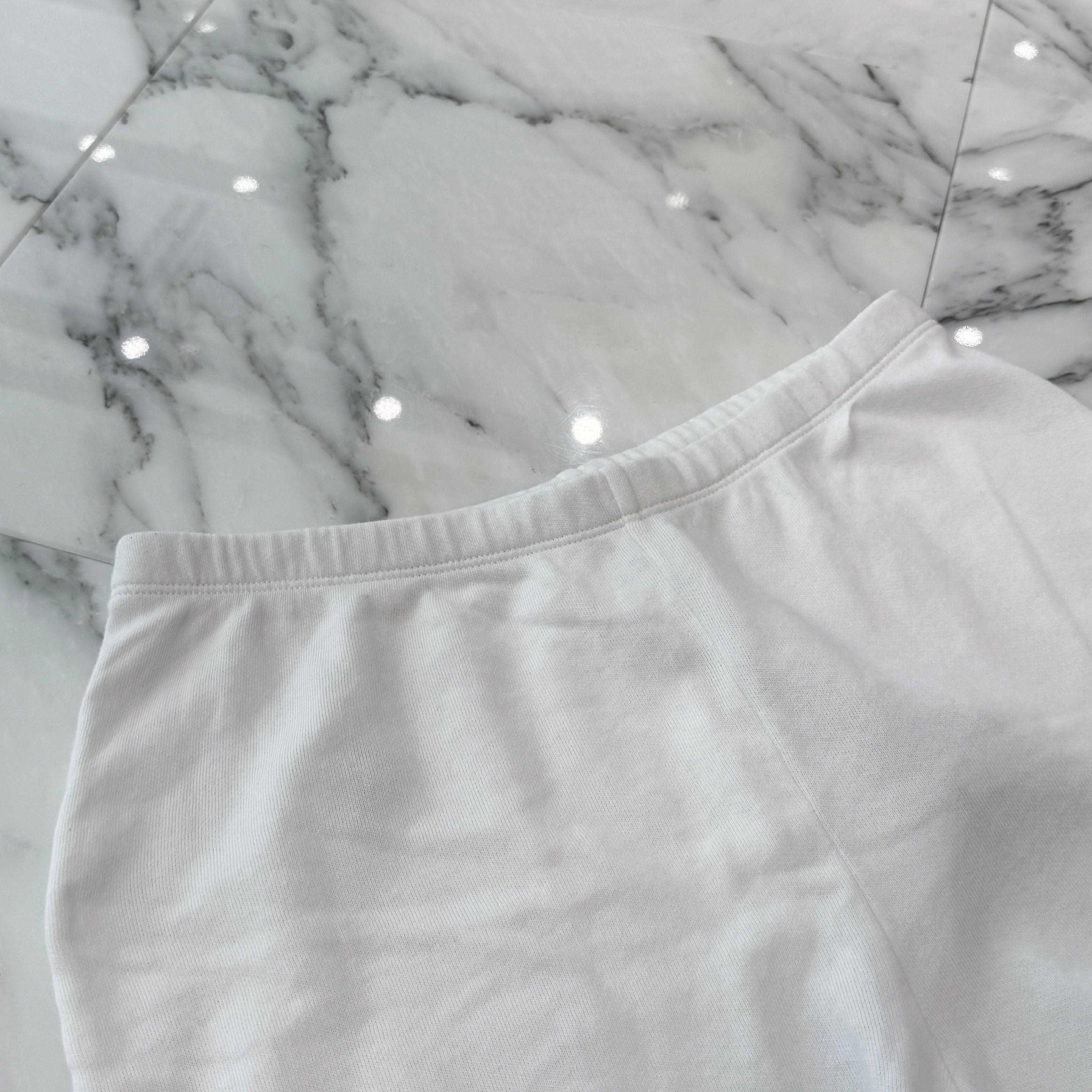 CHROME HEARTS Y NOT Vertical Logo Cross Embroidery Half Pants Size S クロムハ―ツ ワイノット ヴァーティカルロゴ クロス刺繡 ハーフパンツ サイズS