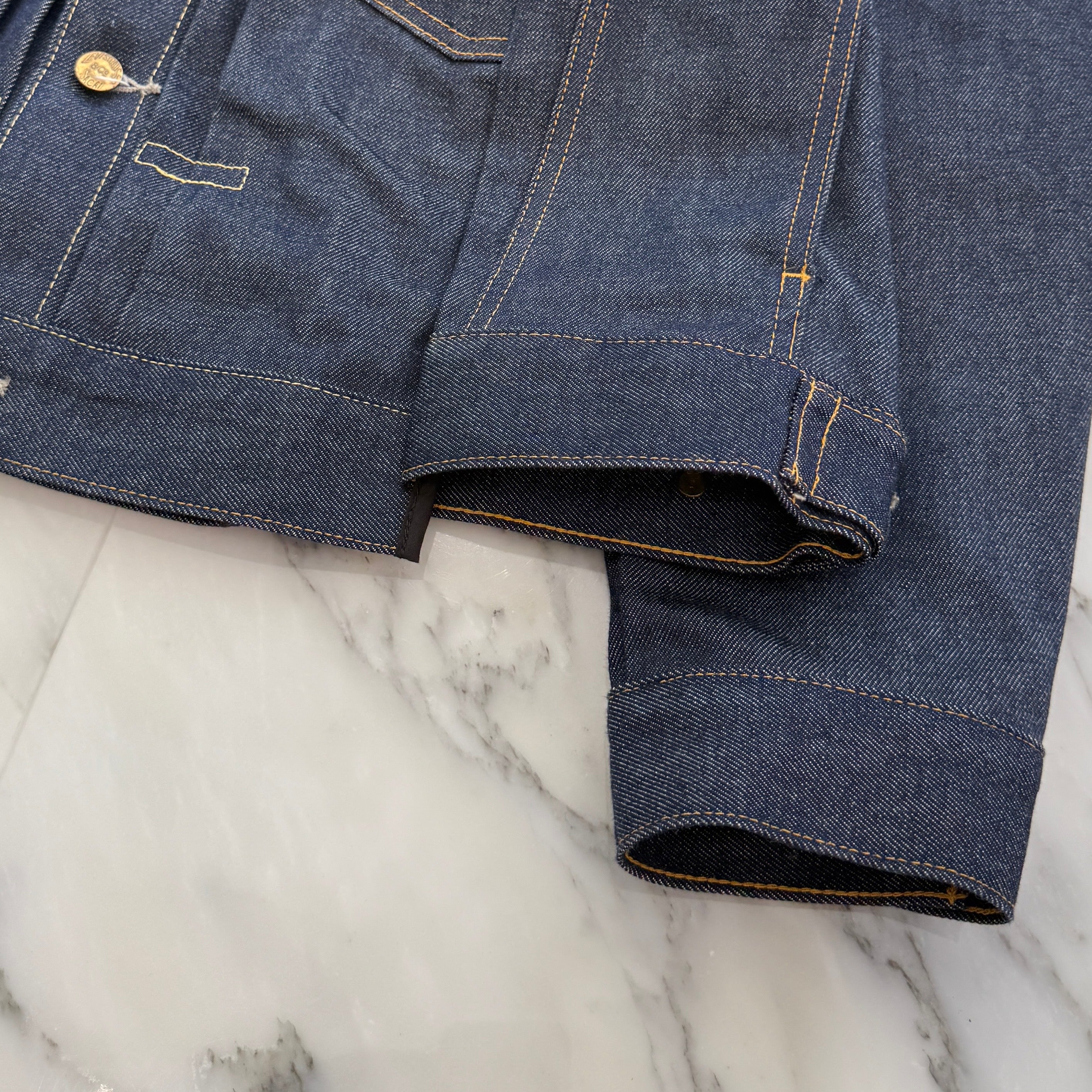 sacai × Levi's 2025SS Double Name Docking Denim Jacket 25-03708M Size S サカイ×リーバイス ダブルネーム ドッキング デニムジャケット サイズS