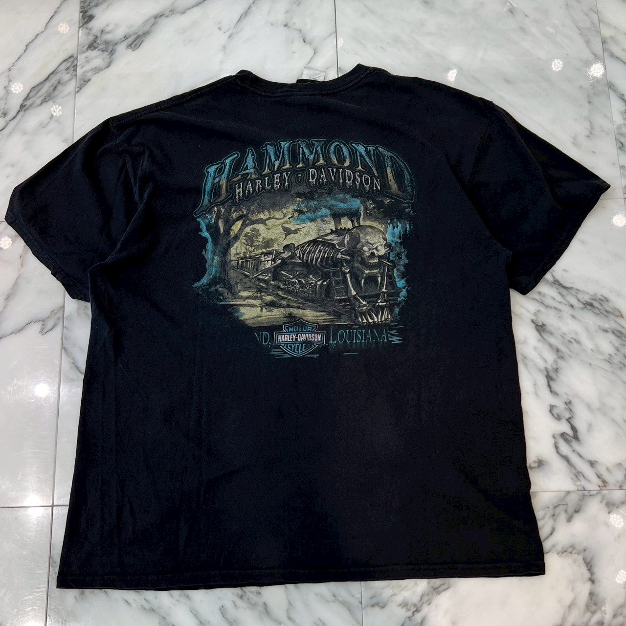 Vintage 00's Harley-Davidson "Hammond Harley Davidson" S/S Tee Size XL 00's ハーレー・ダビットソン "ハモンド ハーレーダビッドソン" Tシャツ サイズXL