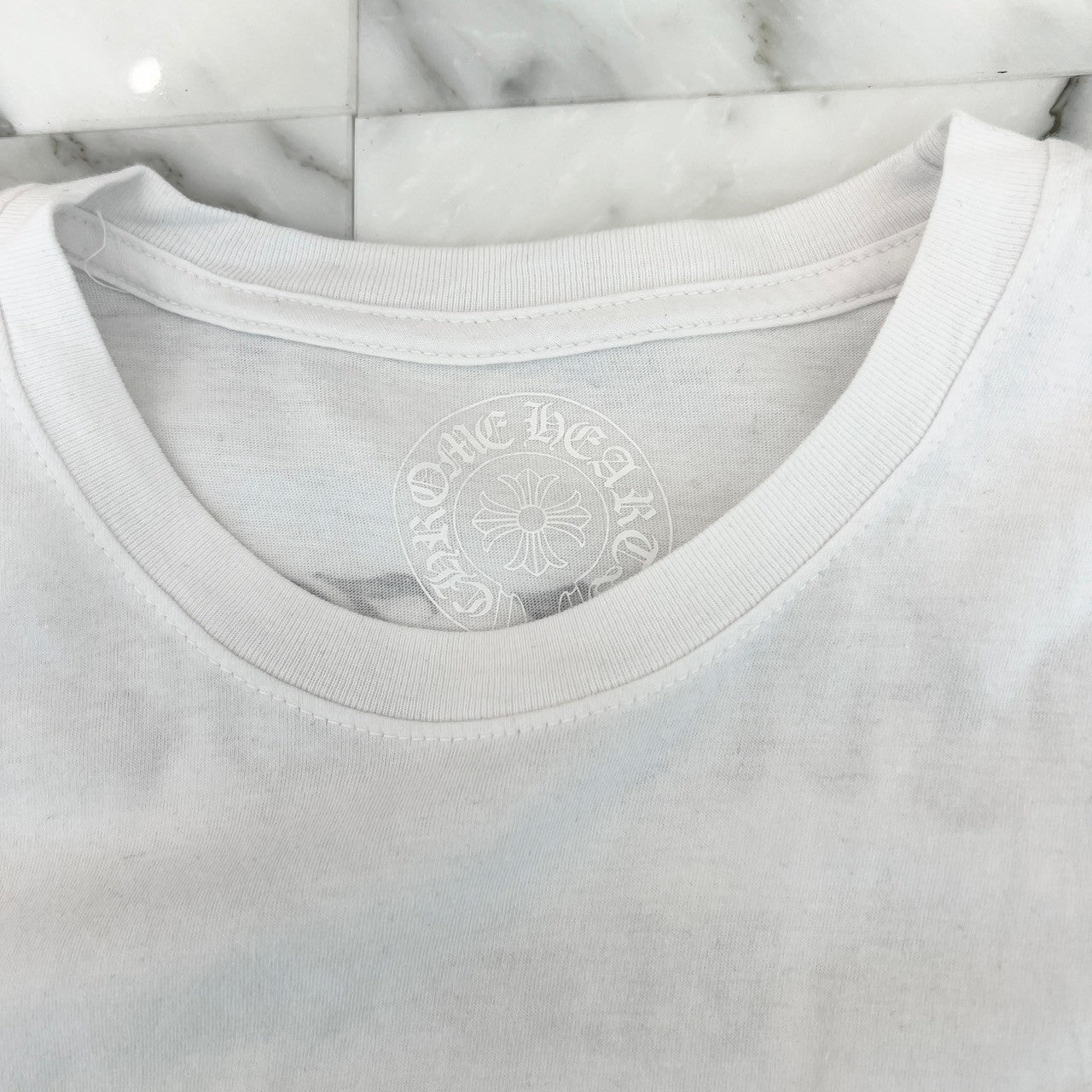 CHROME HEARTS Back Arch Logo USA Print Tee Size L クロムハーツ