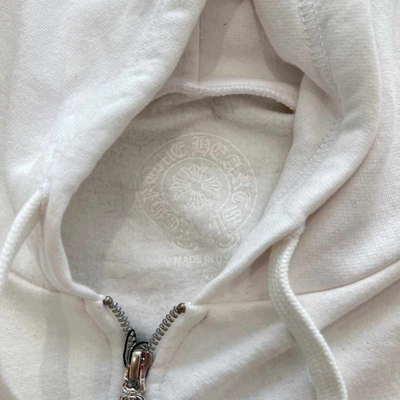 CHROME HEARTS Vertical Logo Zip Up Hoodie Size XL クロムハーツ ヴァーティカルロゴ ジップアップフーディー サイズXL