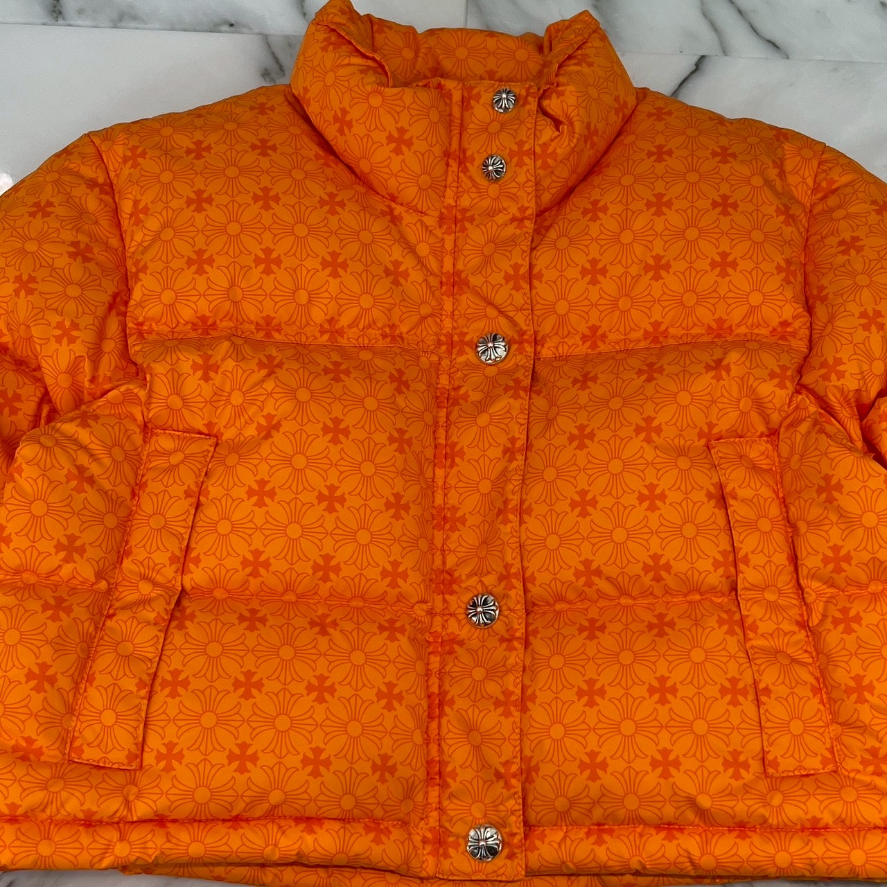 CHROME HEARTS CH Plus Stiff Down Jacket Size XS クロムハーツ CHプラス スティッフ ダウンジャケット サイズXS