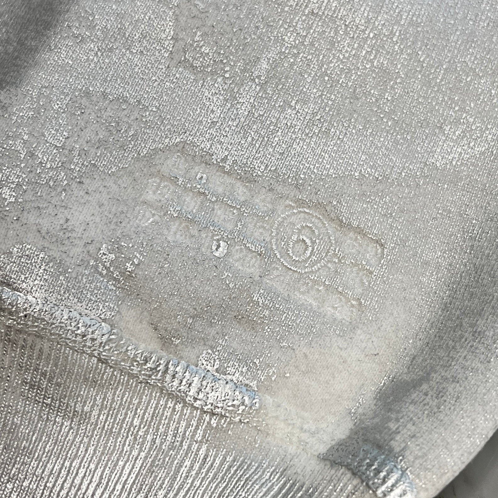 Supreme × MM6 Maison Margiela 2024SS Foil Box Logo Pullover Hoodie Size L シュプリーム × MM6 メゾンマルジェラ ホイル ボックスロゴ プルオーバーフーディ サイズＬ