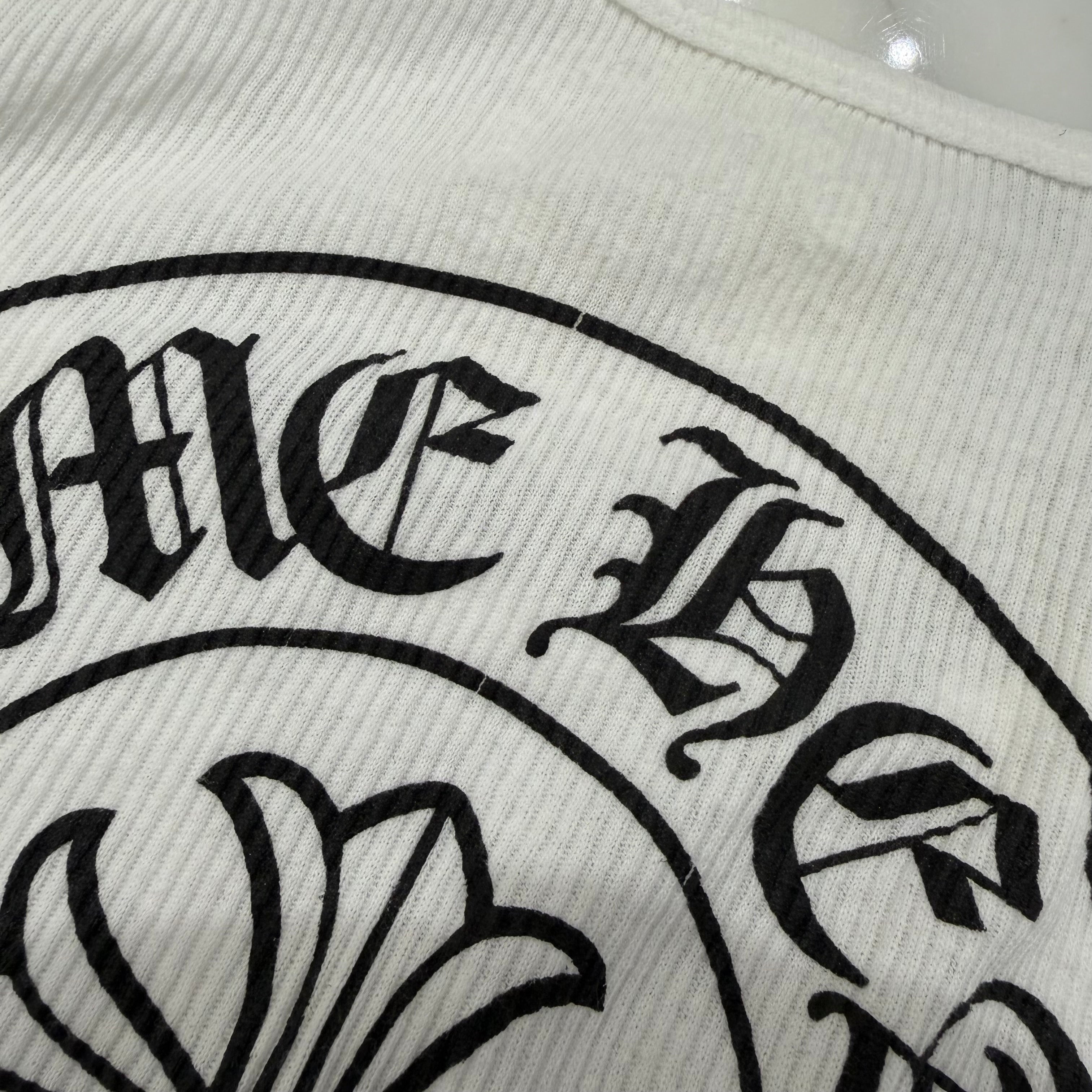 CHROME HEARTS Back Horseshoe Print Tank Top Size L クロムハーツ バックホースシュープリント タンクトップ サイズL