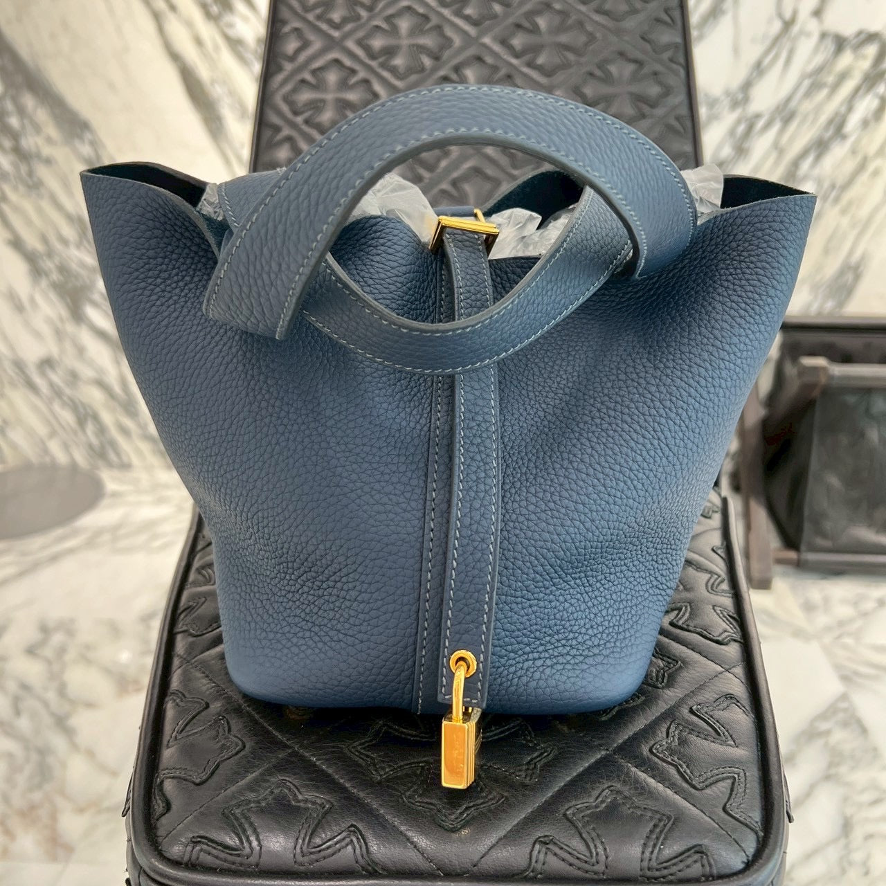 HERMES Picotin Lock PM "BLUE NUIT" B刻印 エルメス ピコタン ロック PM "ブルーニュイ" B刻印