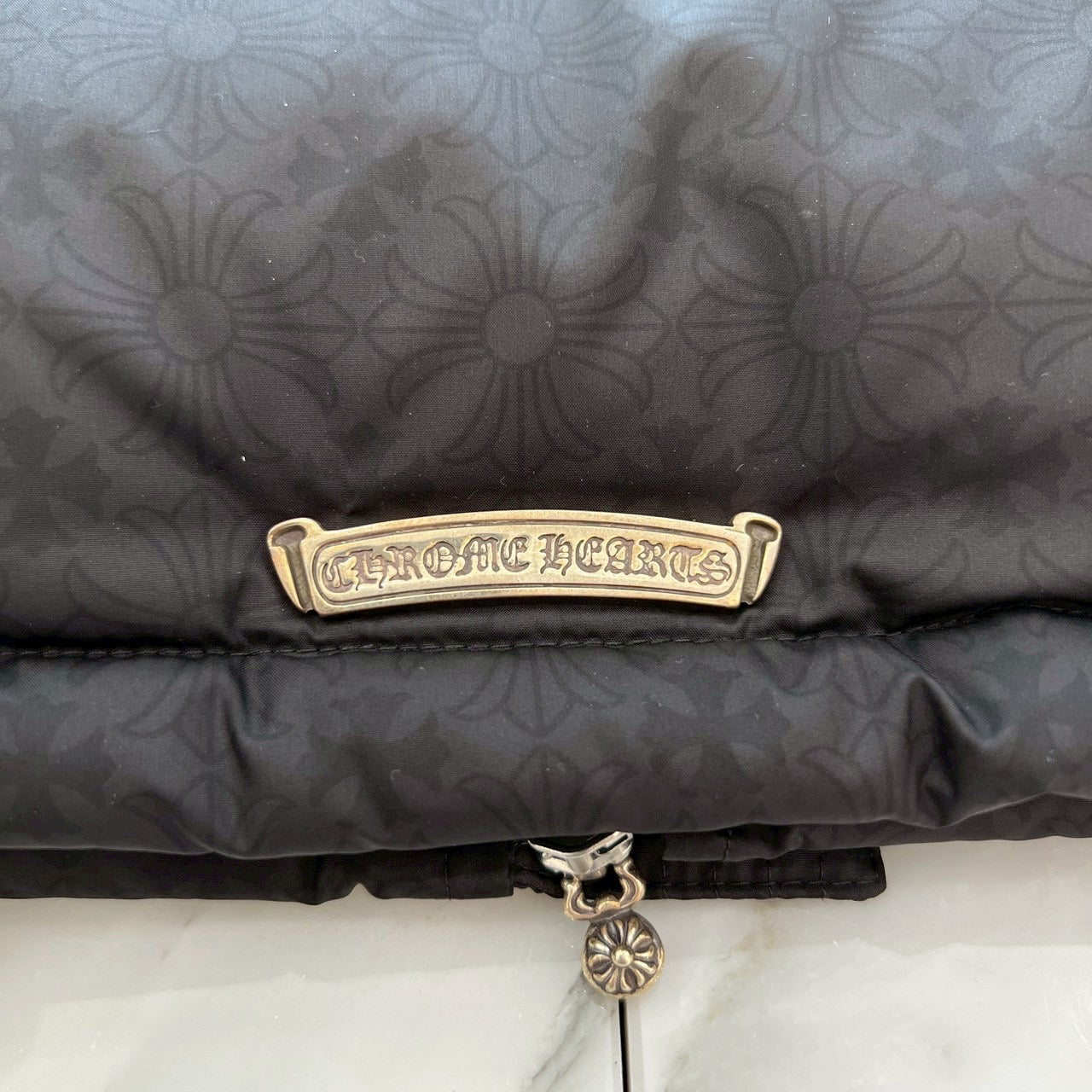 CHROME HEARTS CH Plus Stiff Down Jacket Size S クロムハーツ CHプラス スティッフ ダウンジャケット サイズS