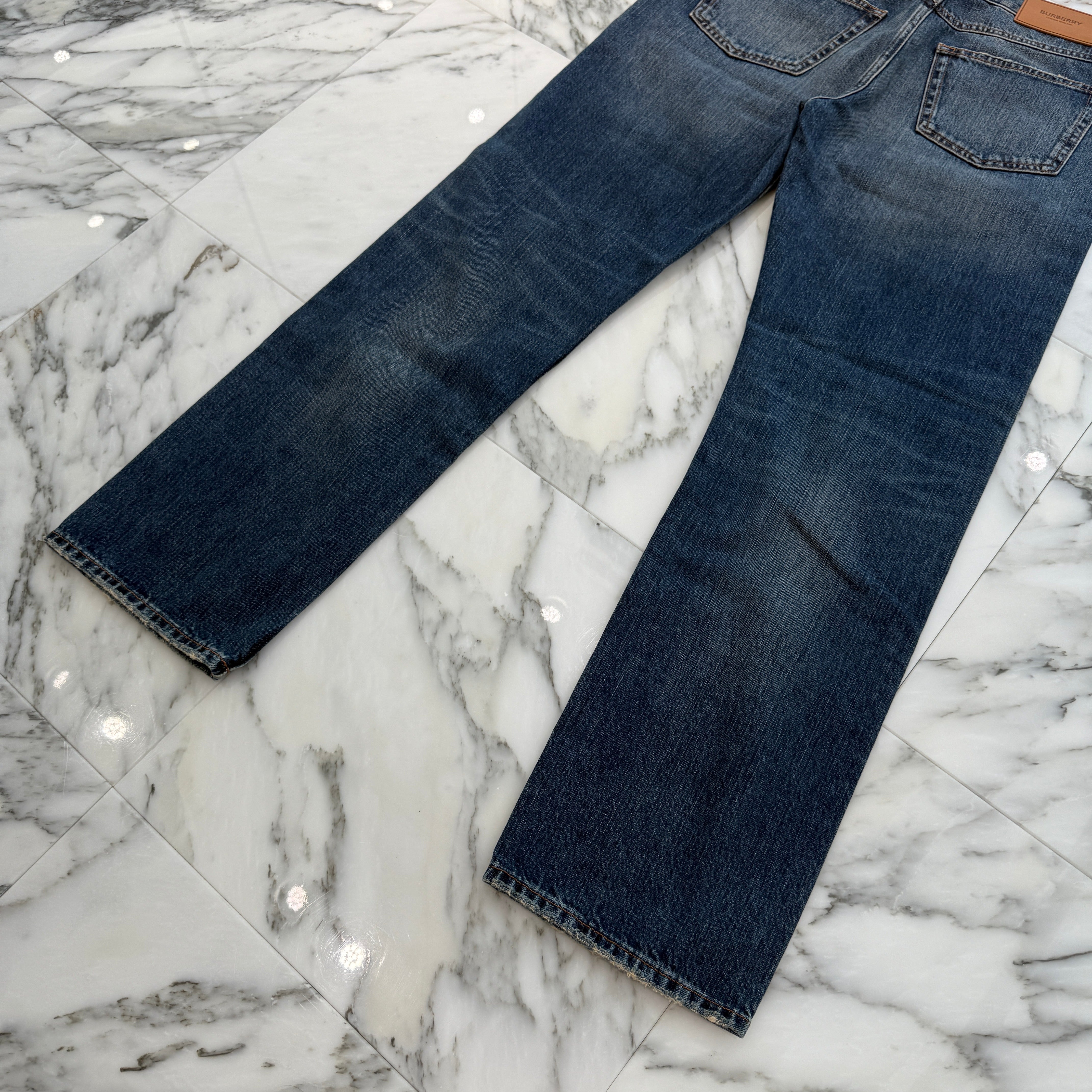 BURBERRY 2023AW Straight Fit Boot Cut Jeans 8071547 Size W32×L32 バーバリー ストレートフィット ブーツカットジーンズ サイズW32×L32