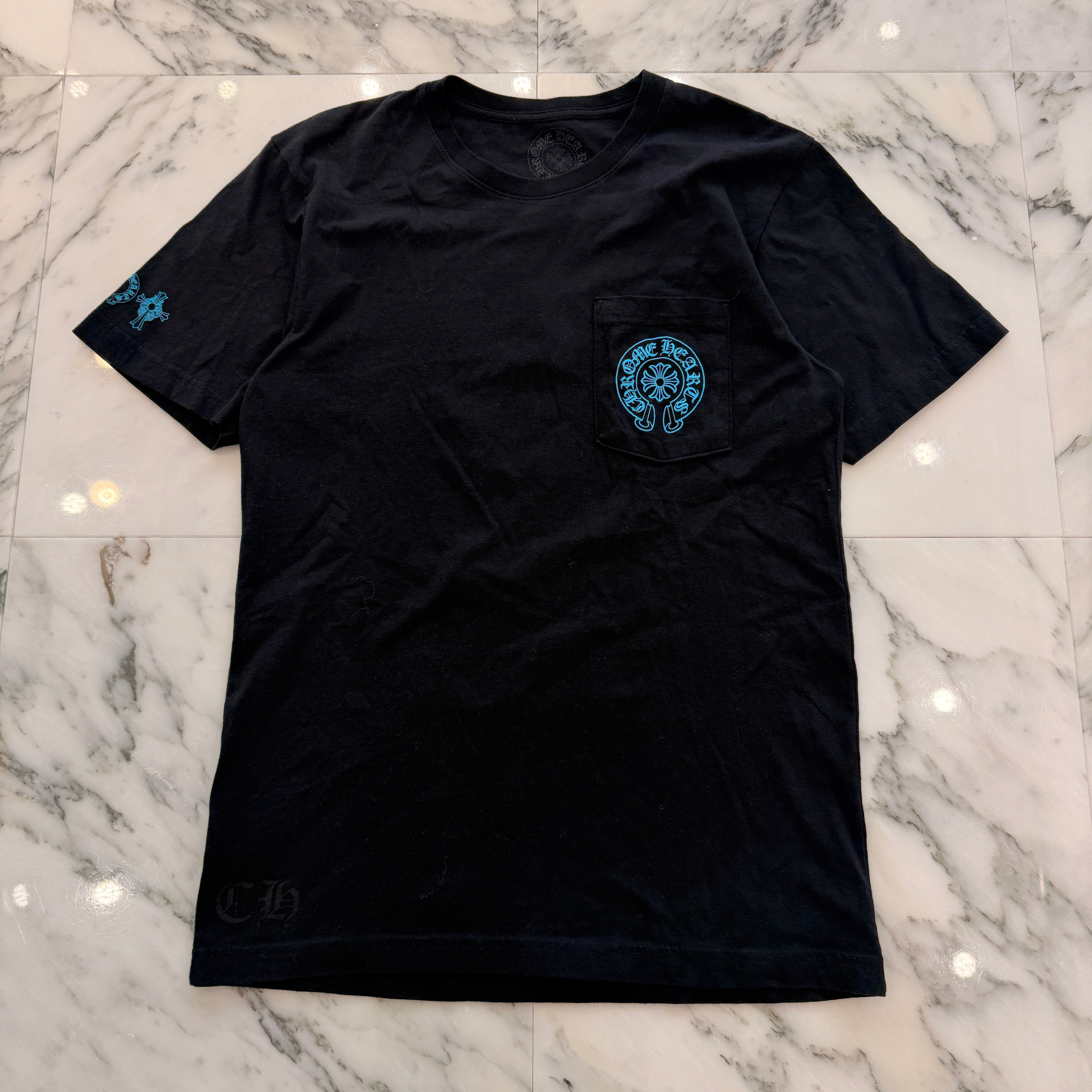 CHROME HEARTS 3 Blue Cross Tee Size M クロムハーツ 3 ブルークロス Tシャツ サイズＭ
