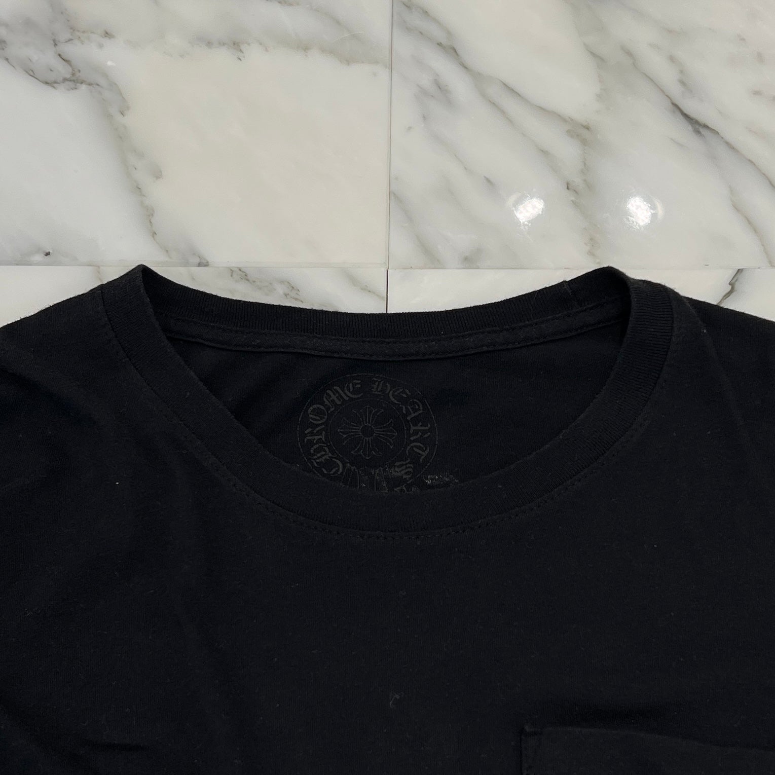 CHROME HEARTS Vertical Logo Long Sleeve Tee Size M クロムハーツ ヴァーティカルロゴ ロングスリーブ Tシャツ サイズM