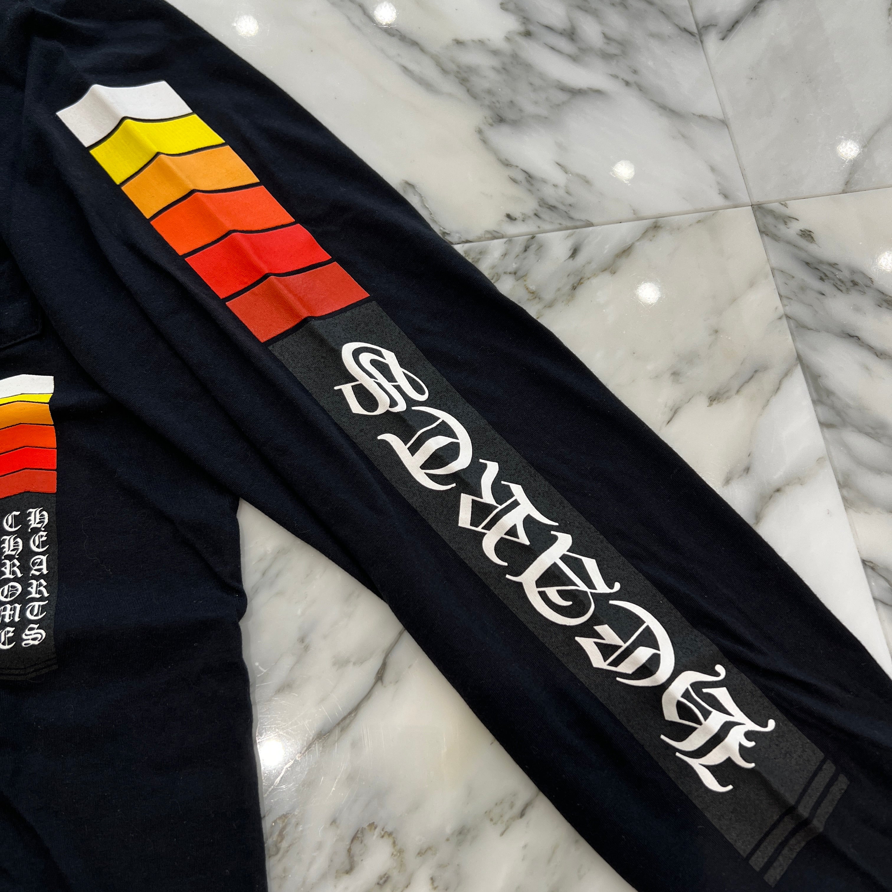 CHROME HEARTS Neon Bar Logo Long Sleeve Tee Size M クロムハーツ ネオンバー ロゴ ロングスリーブ Tシャツ サイズM