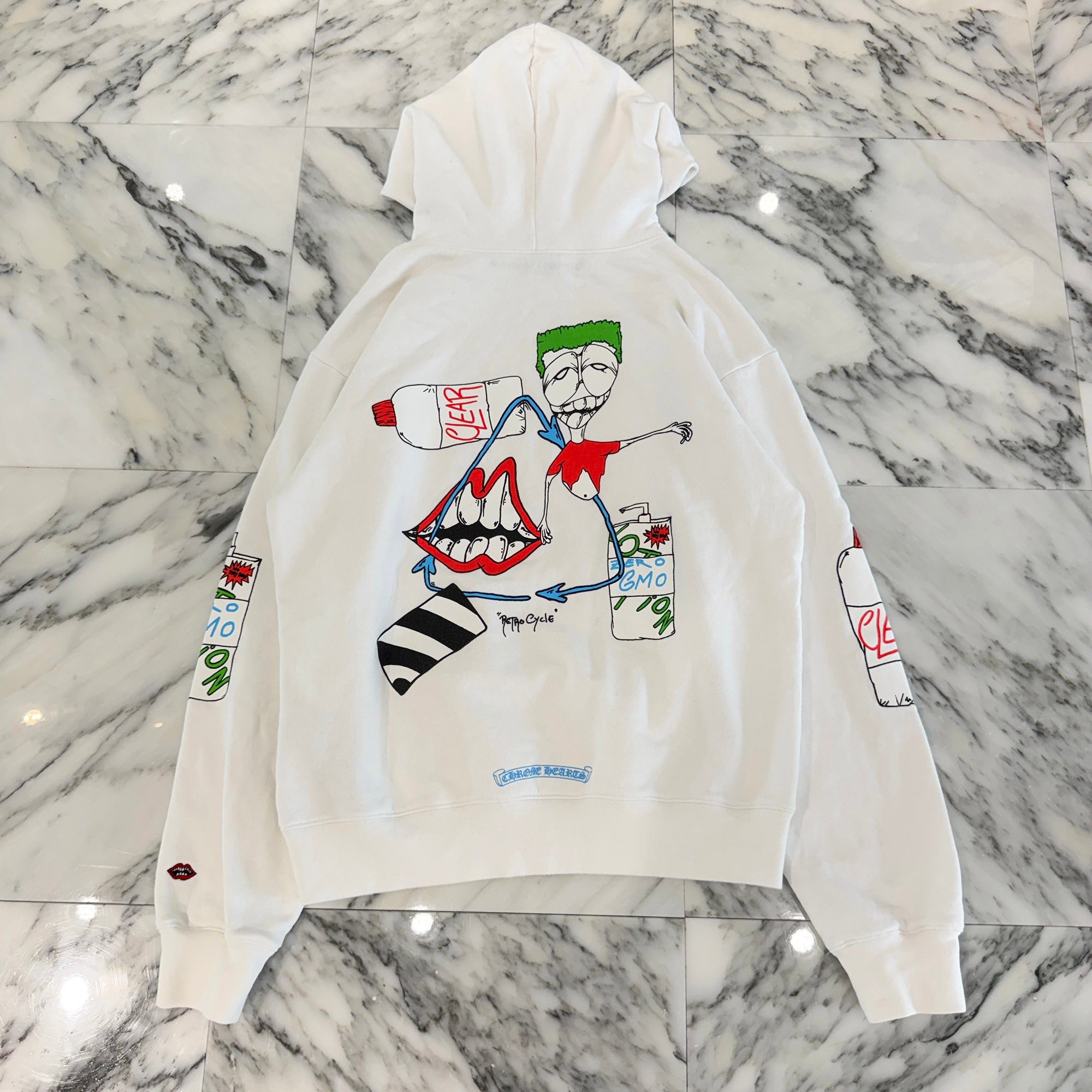 CHROME HEARTS × MATTY BOY RETRO CYCLE Pullover Hoodie Size M クロムハーツ × マッティボーイ レトロサイクル プルオーバーフーディ サイズM