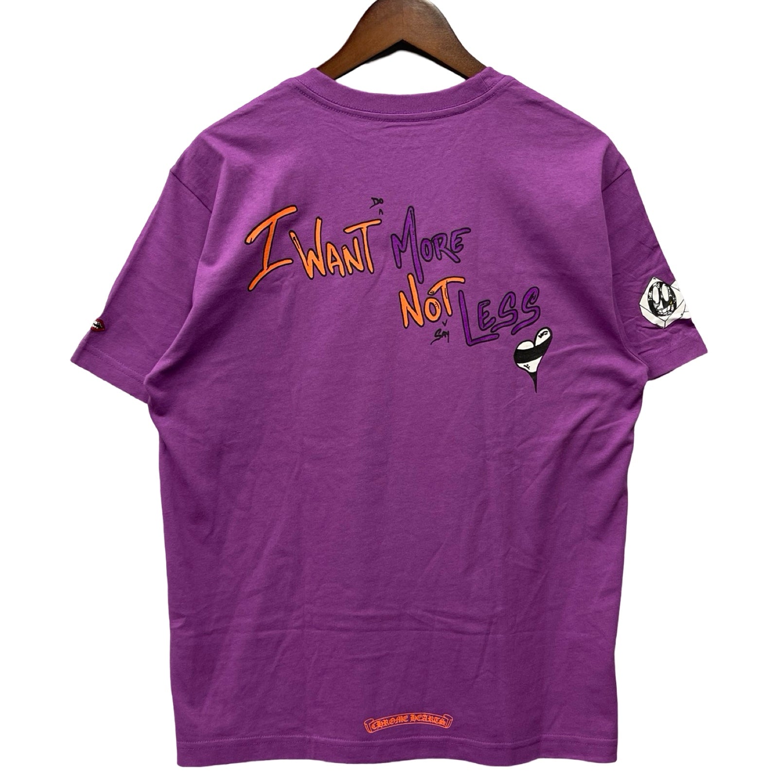 CHROME HEARTS× MATTY BOY 2024AW "I WANT MORE NOT LESS" Tee Size L