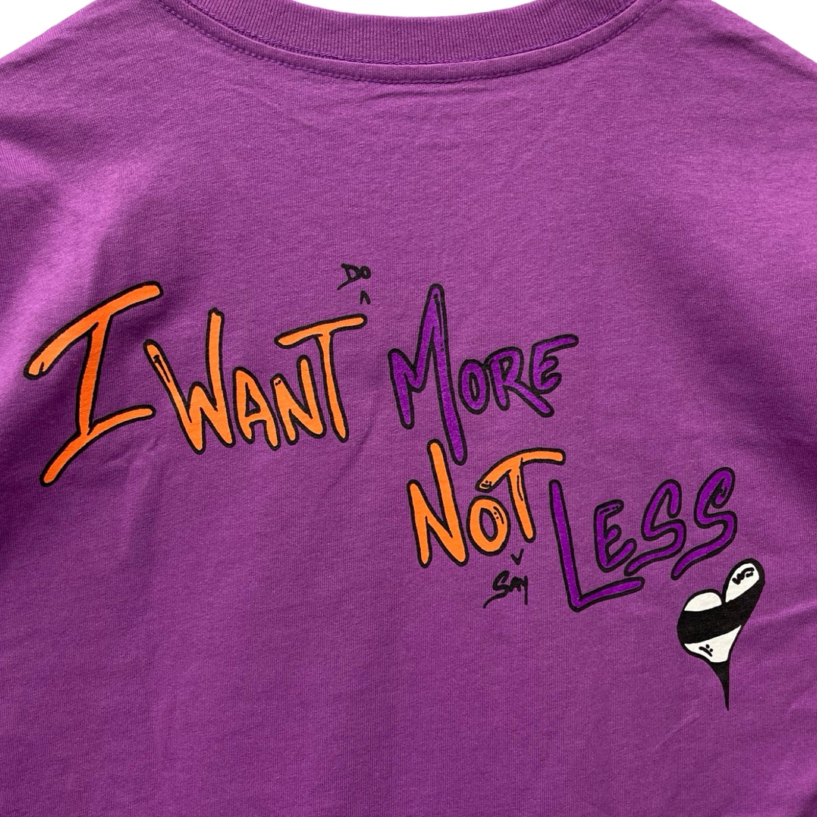 CHROME HEARTS× MATTY BOY 2024AW "I WANT MORE NOT LESS" Tee Size L