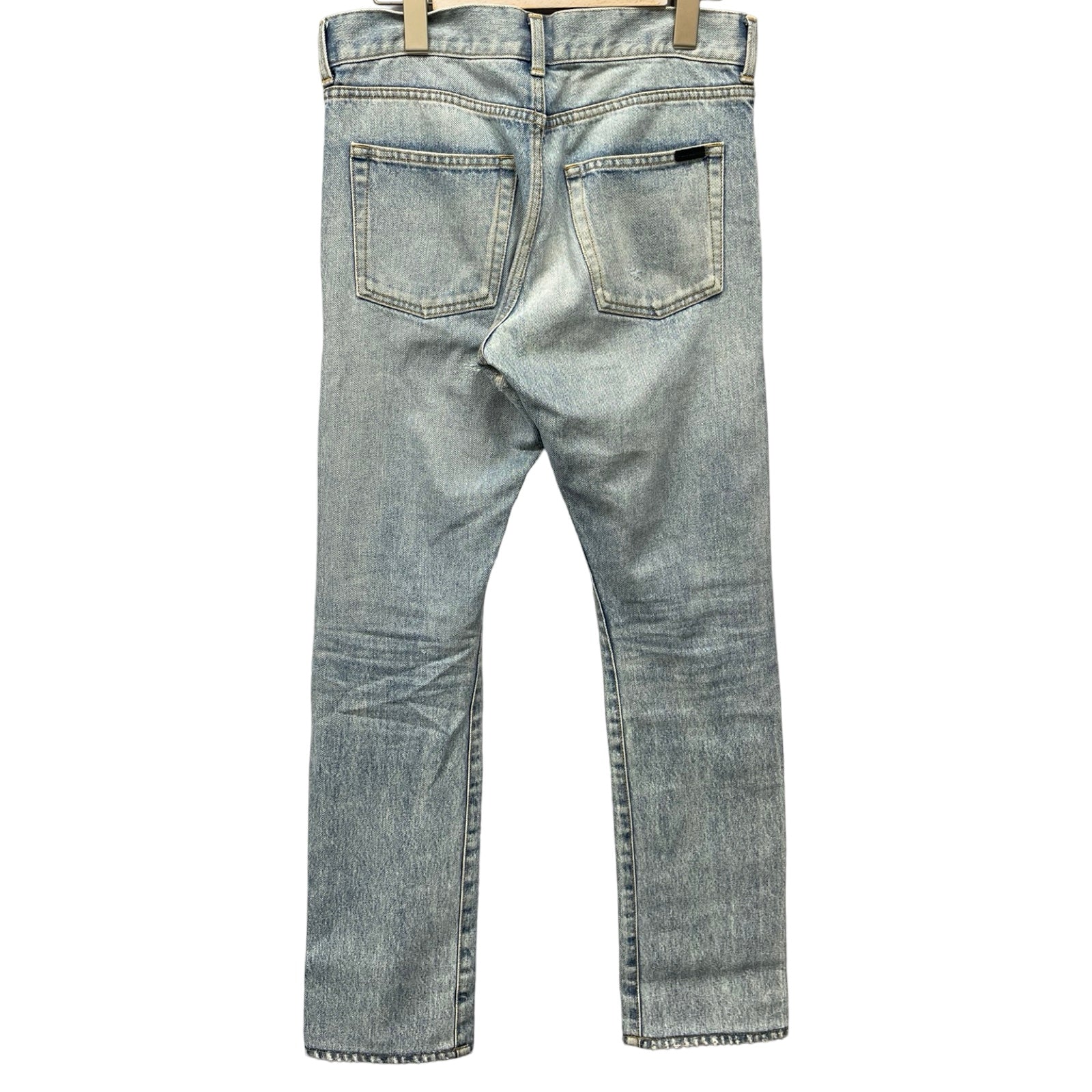 SAINT LAURENT PARIS Straight-Cut Jeans 597052 Y372Y Size 27