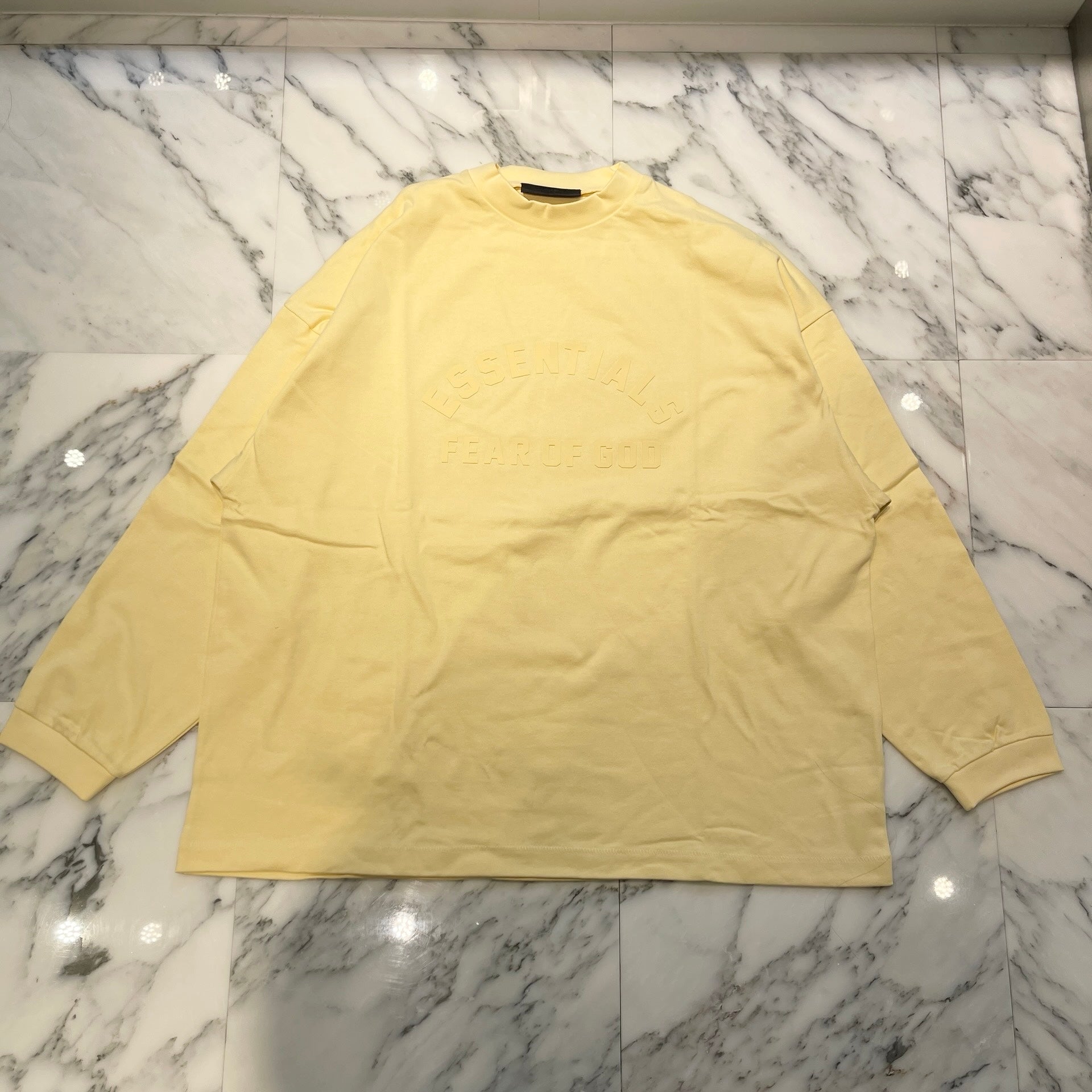 FEAR OF GOD ESSENTIALS Mock Neck L/S Tee Size L フィアオブゴット エッセンシャル モックネック ロングスリーブTシャツ サイズL