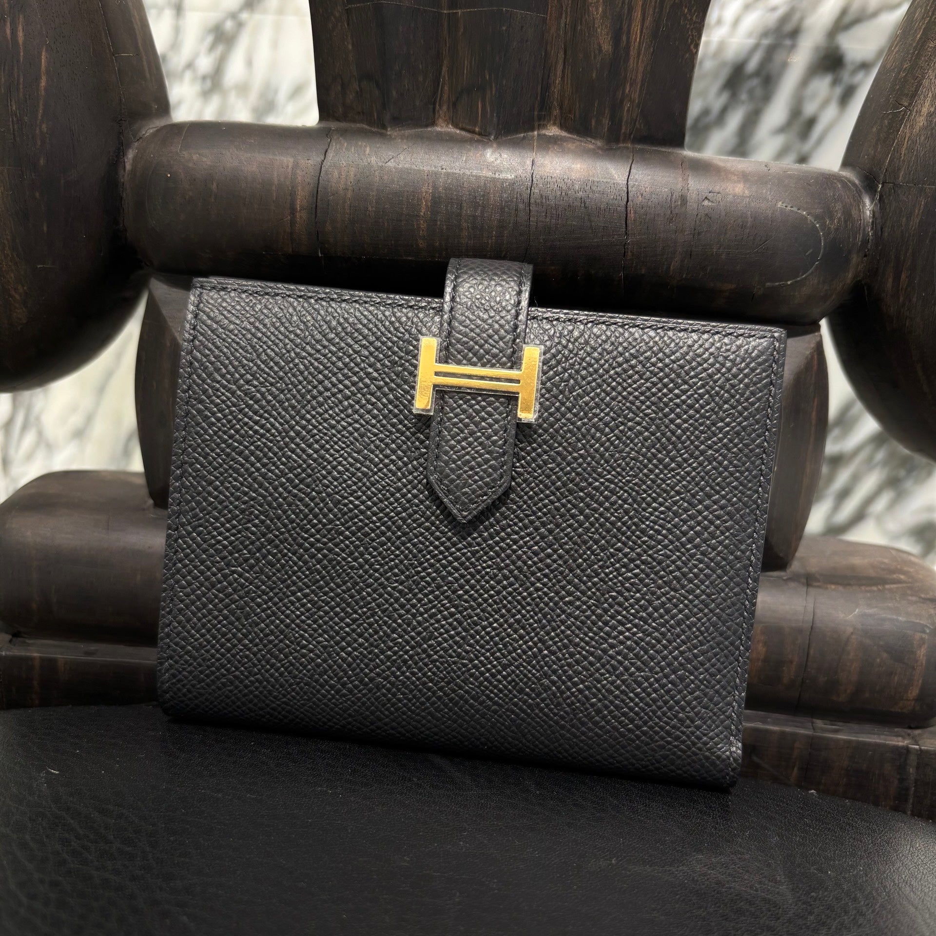 HERMES Bearn Compact Wallet "Noir" U刻印 エルメス ベアン コンパクトウォレット U刻印