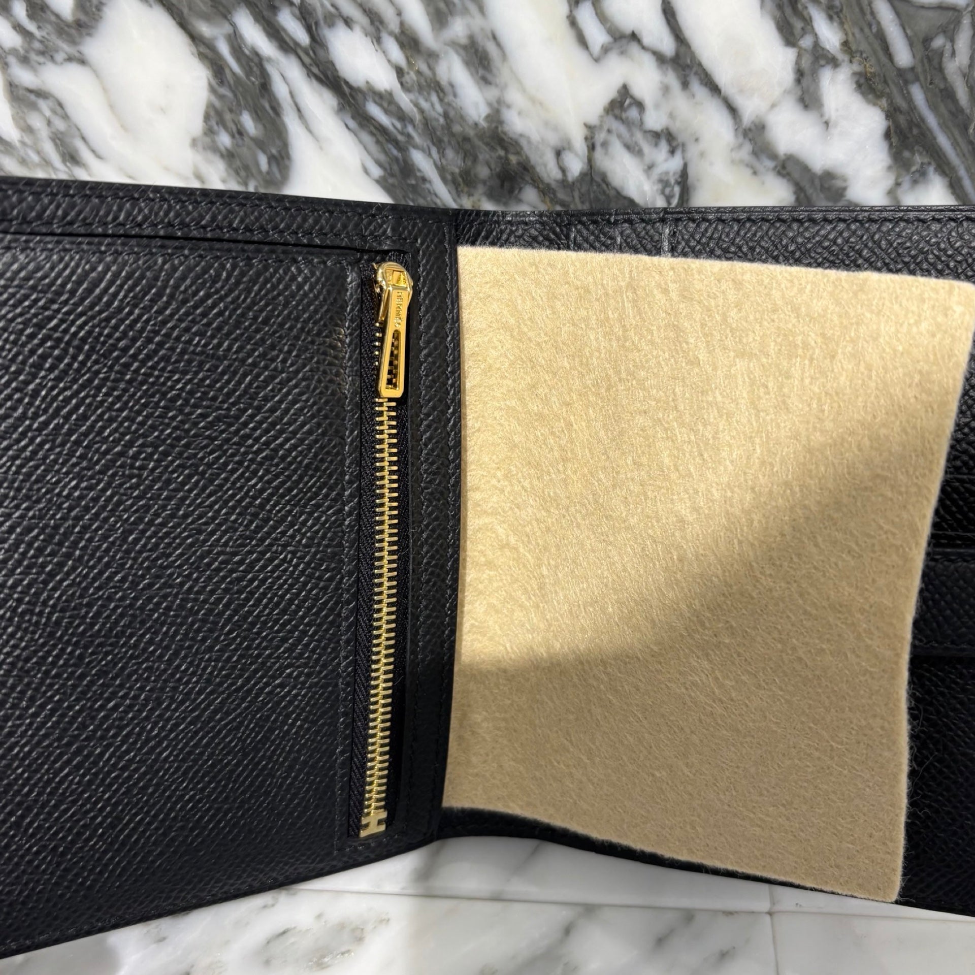 HERMES Bearn Compact Wallet "Noir" U刻印 エルメス ベアン コンパクトウォレット U刻印