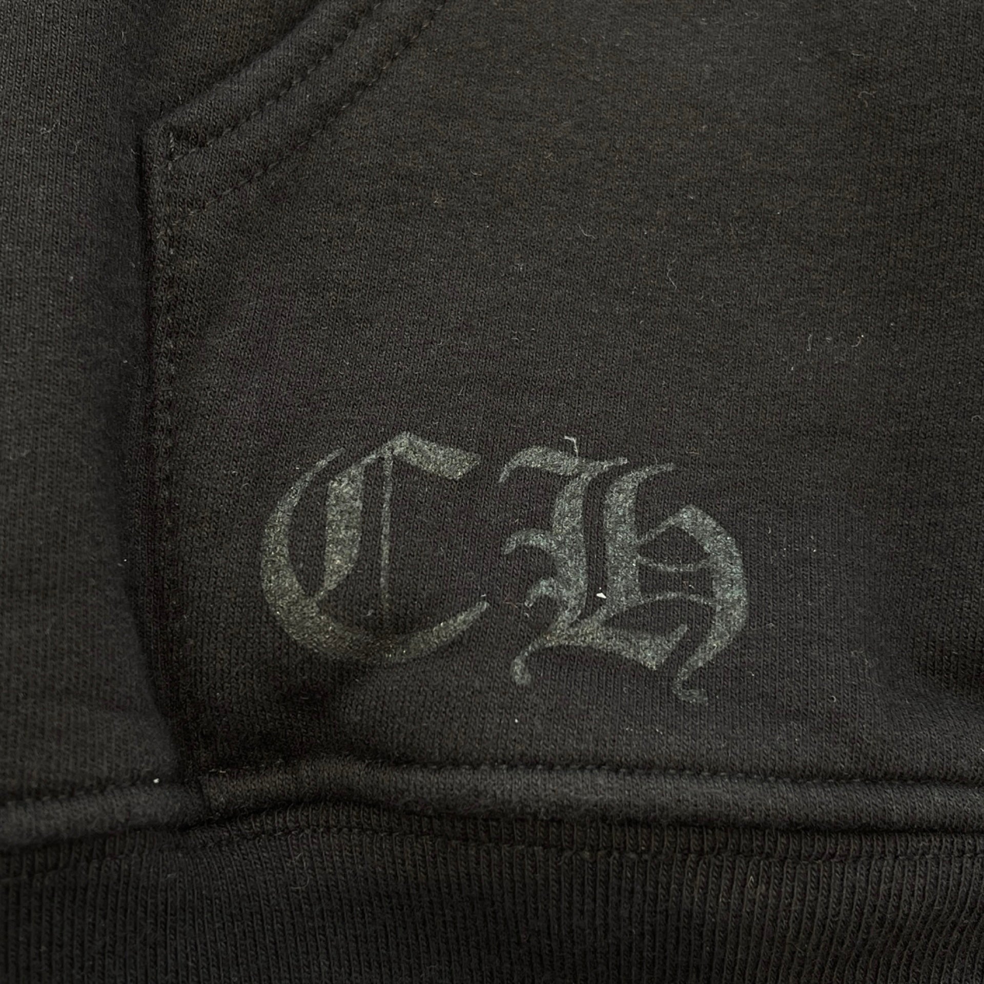 CHROME HEARTS Malibu Limited CH Plus Hooded Horseshoe Zip Up Hoodie Size M クロムハーツ マリブ限定 CHプラス フーデッドホースシュー ジップアップ フーディ サイズM