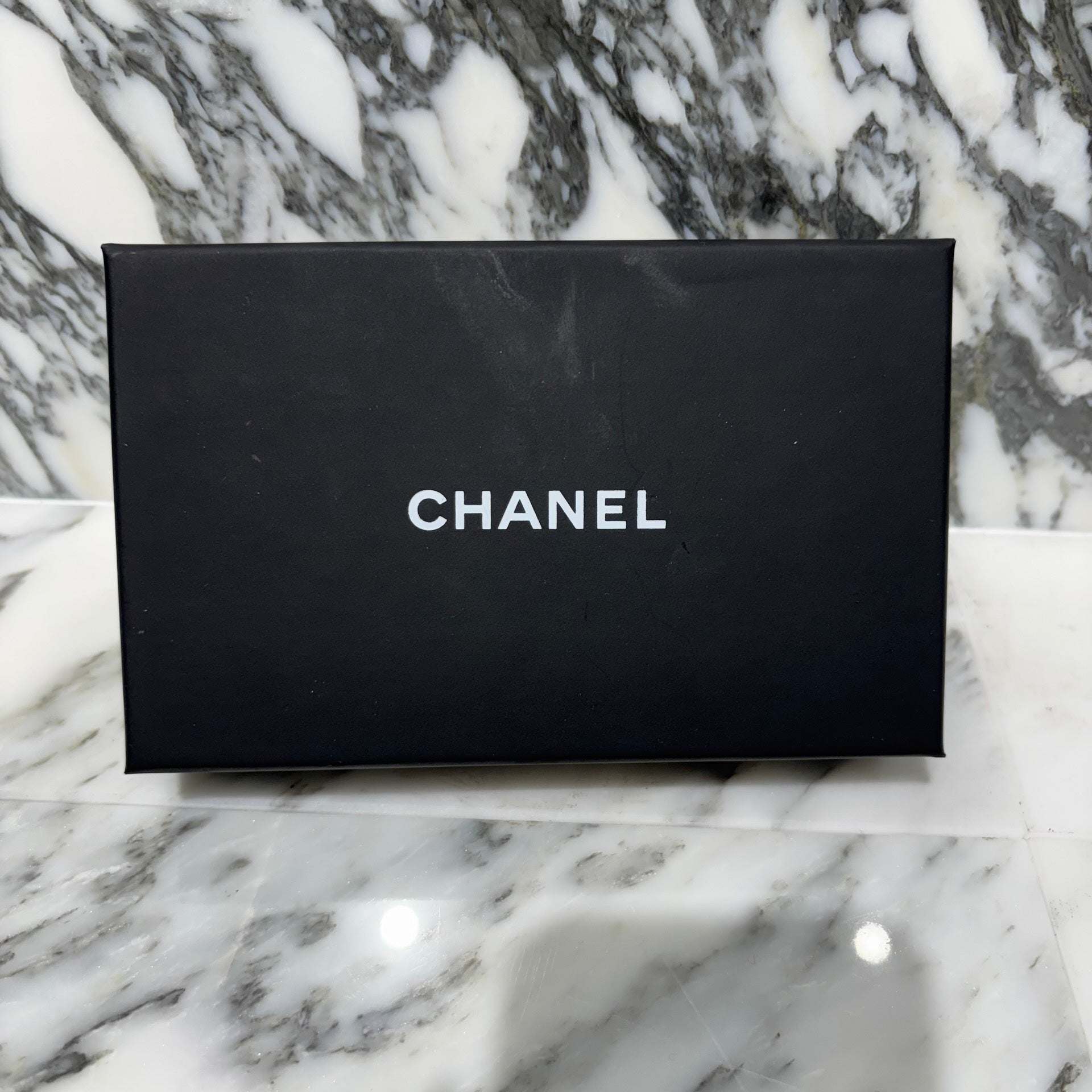 CHANEL Coco Mark Caviar Skin Leather Card Case シャネル ココマーク キャビアスキン レザー カードケース