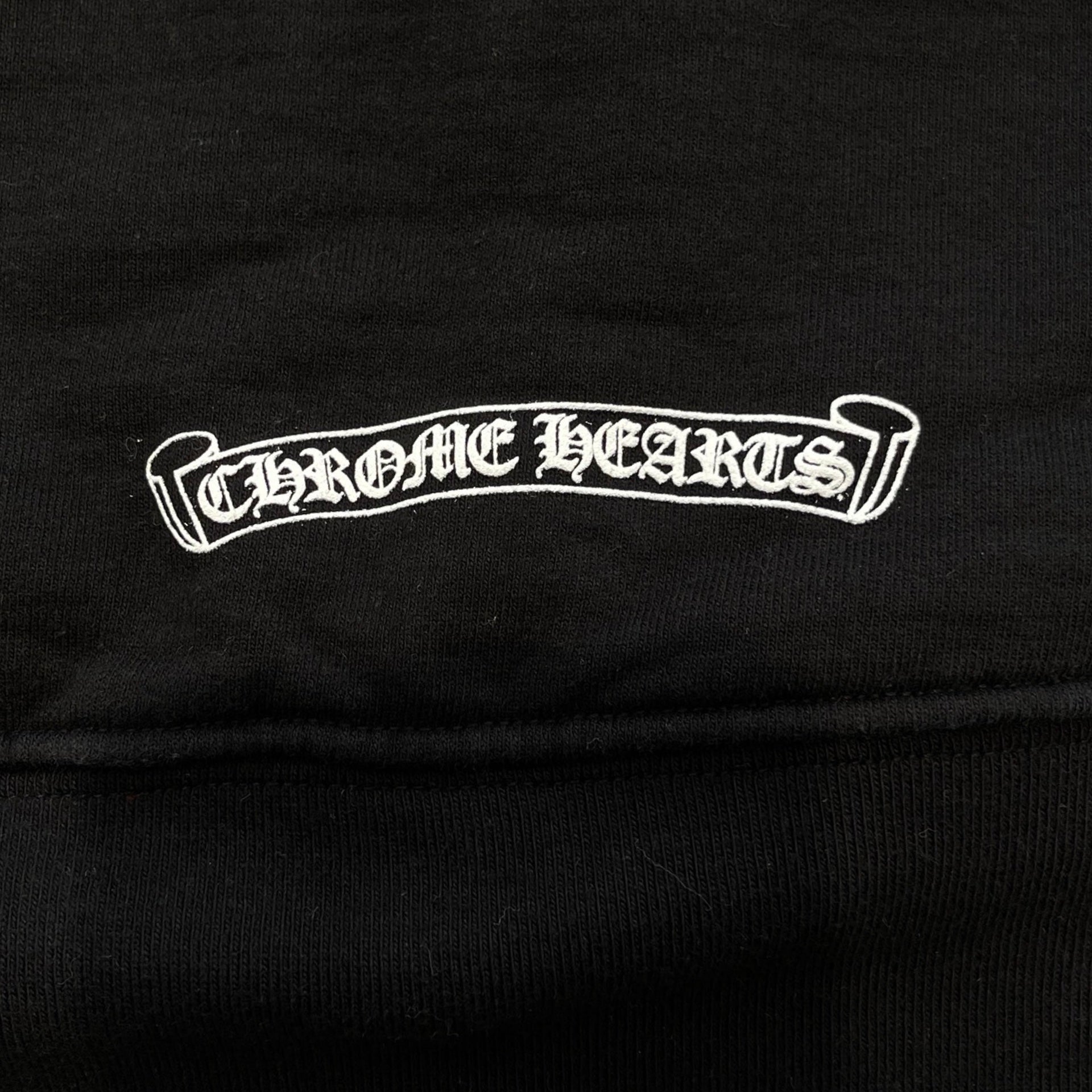 CHROME HEARTS Malibu Limited CH Plus Hooded Horseshoe Zip Up Hoodie Size M クロムハーツ マリブ限定 CHプラス フーデッドホースシュー ジップアップ フーディ サイズM