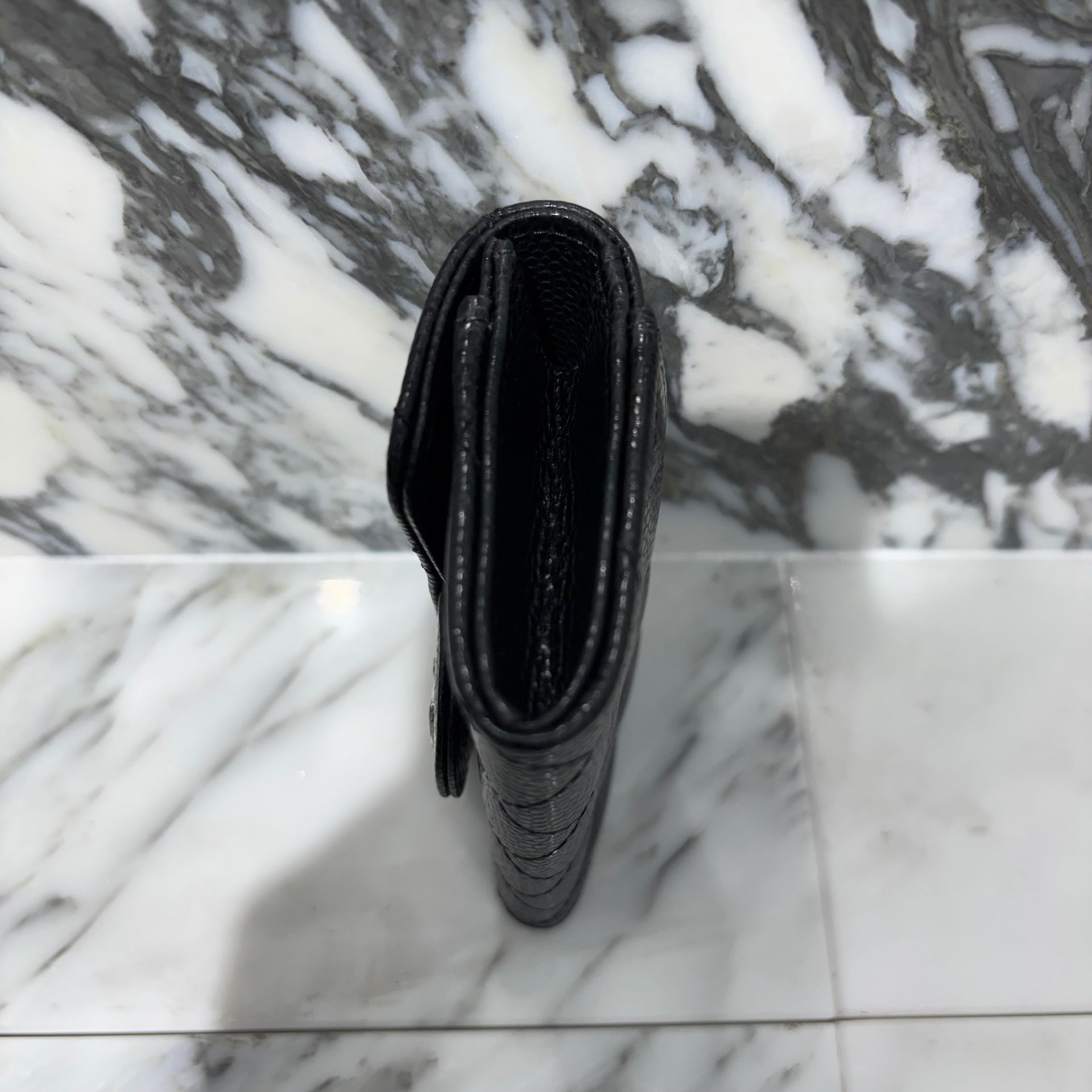 CHANEL Coco Mark Caviar Skin Leather Card Case シャネル ココマーク キャビアスキン レザー カードケース