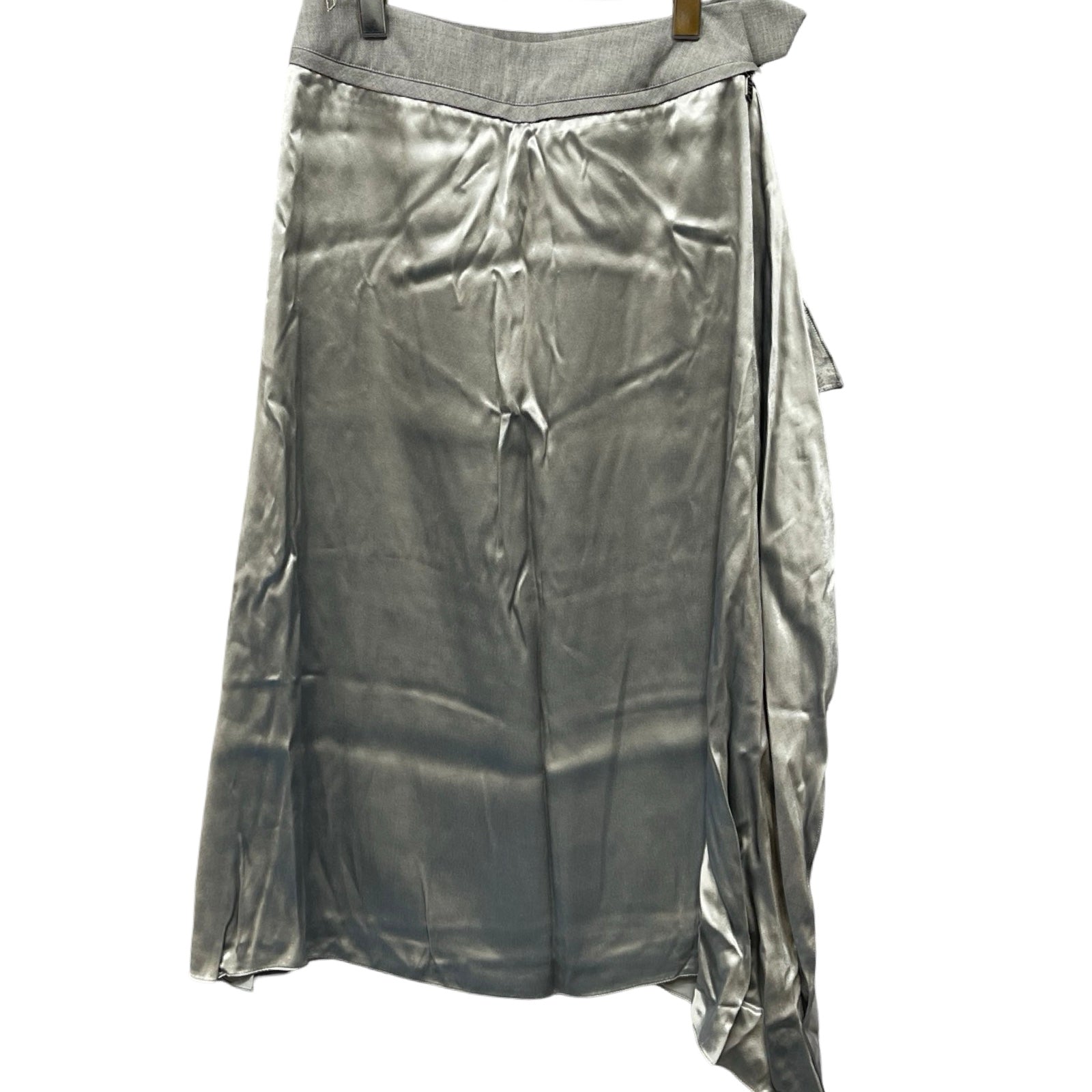 FENDI 2022SS Belted Ruffle Midi Skirt FQ7449 ANQ9 Size 36