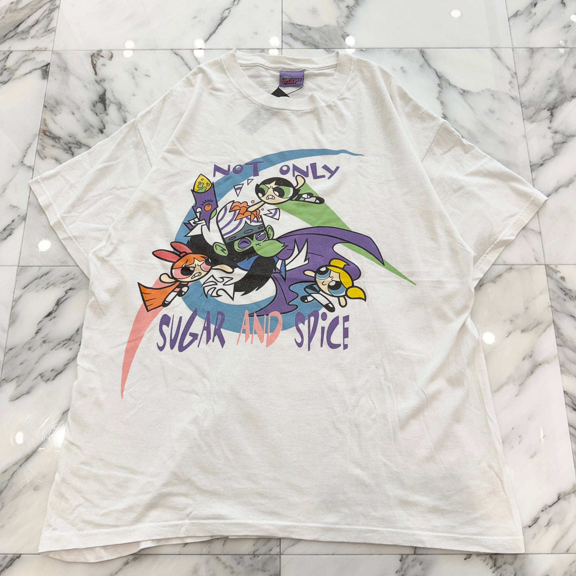 Vintage 00's The Power Puff Girls "Not Only Sugar And Spice" S/S Tee ヴィンテージ 00's パワーパフガールズ "ノット オンリー シュガー アンド スパイス" Tシャツ