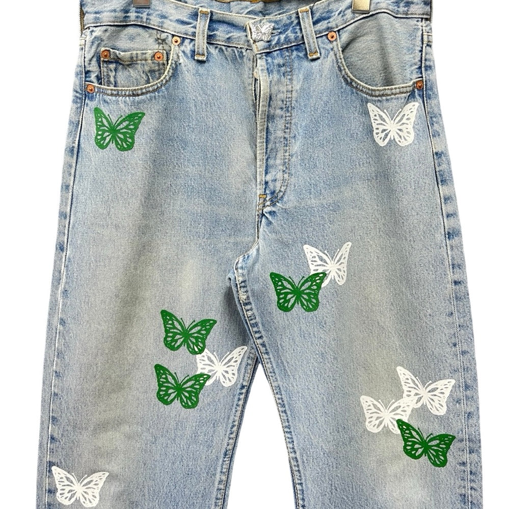 ABOUT DREAMS Butterfly Jeans Size W34 L36